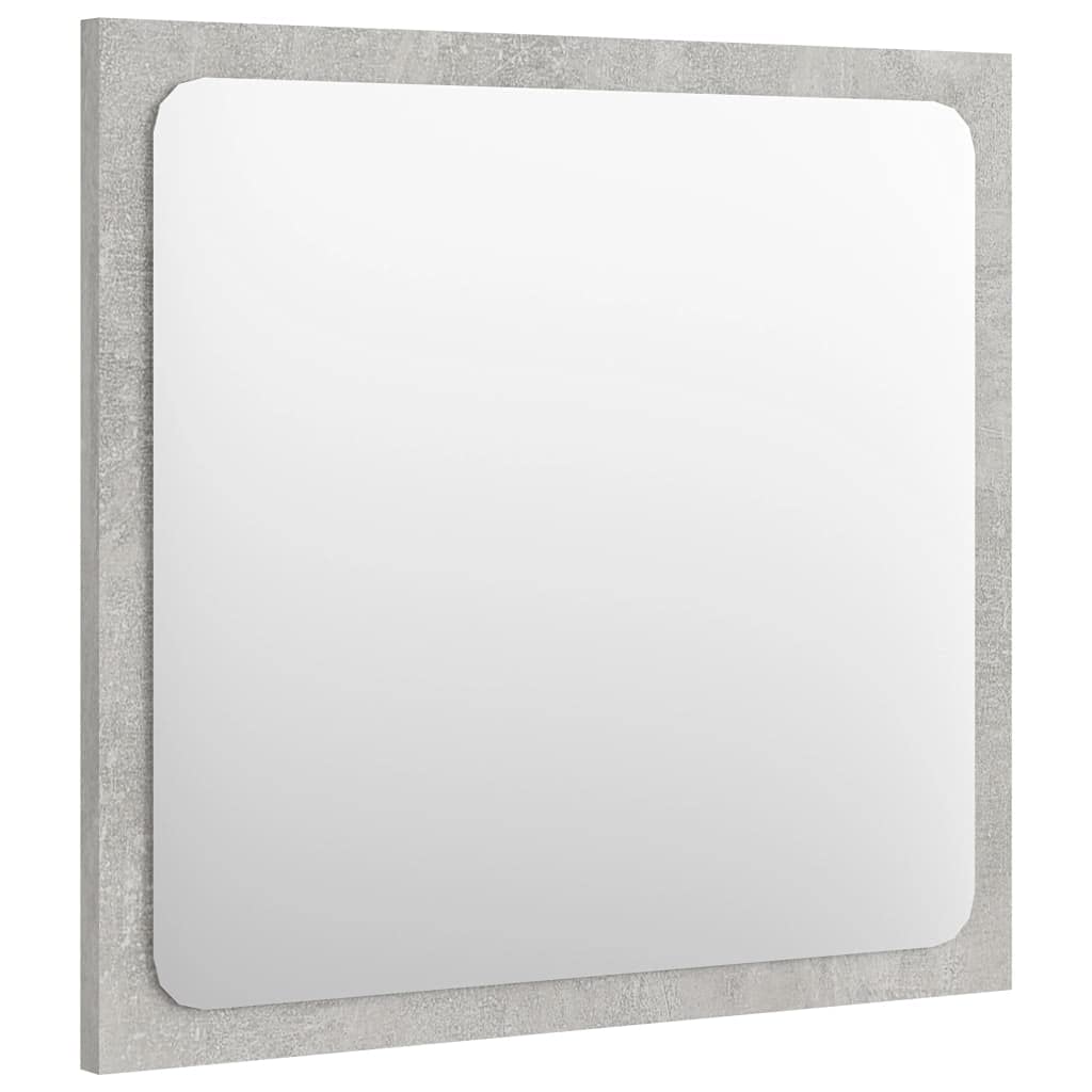 Modern Rectangle Makeup Mirror - Wall Mounted Bathroom Vanity Mirror with Glass Panel, 15.7