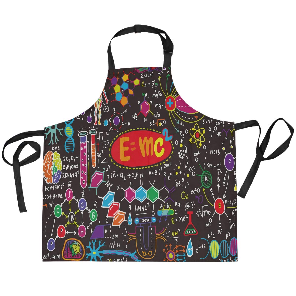 Physics Formula Apron with Pockets - Adjustable for Cooking & Gardening