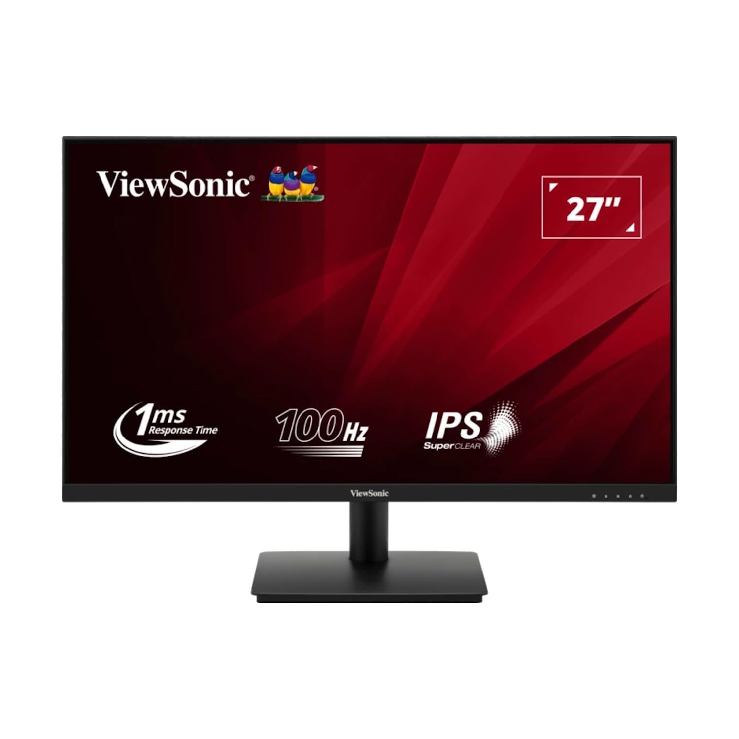 ViewSonic VA270-H 27 Inch Frameless Full HD 1080p IPS LED Computer Monitor with VGA & HDMI Ports - Ideal for Home Office, Gaming, and Multimedia Entertainment