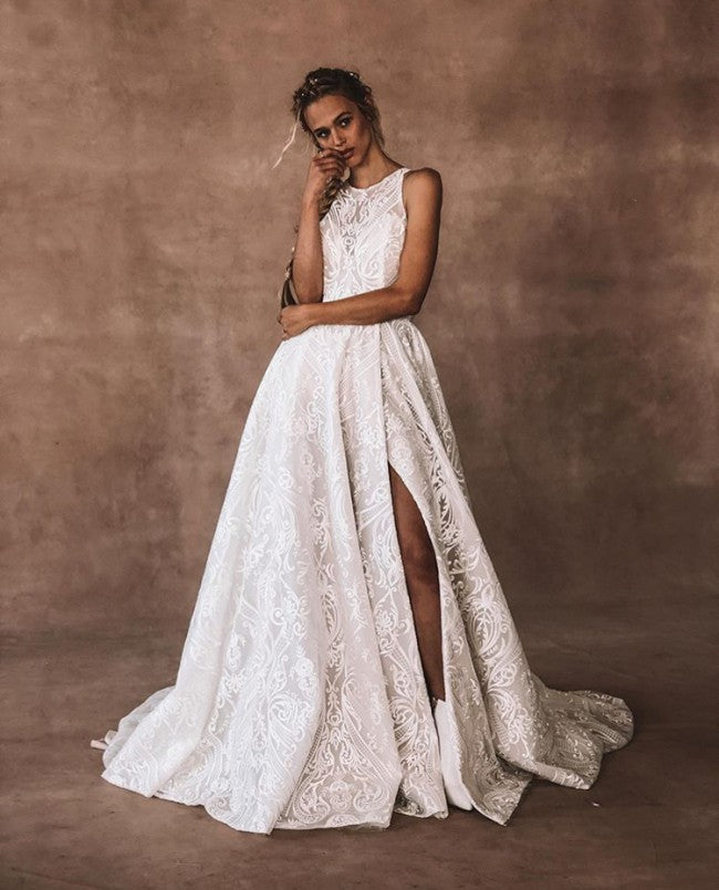 Hayley Paige Suki Sample Gown - Elegant Wedding Dress for Brides | Perfect for Beach, Garden & Formal Weddings