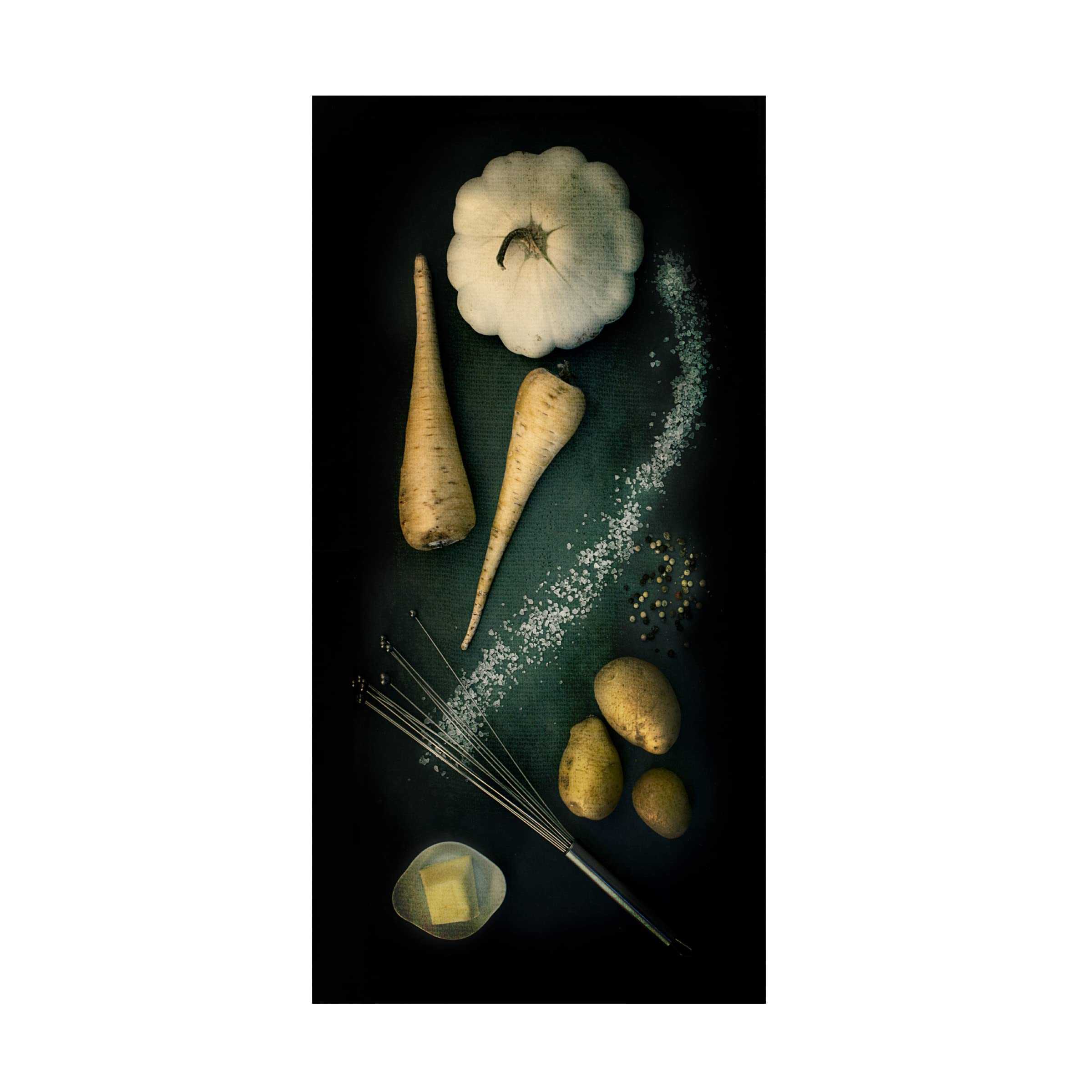 Trademark Fine Art 'The Recipe' Canvas Art by Bernadette Heemskerk - Handmade Kitchen Wall Decor for Home & Restaurant