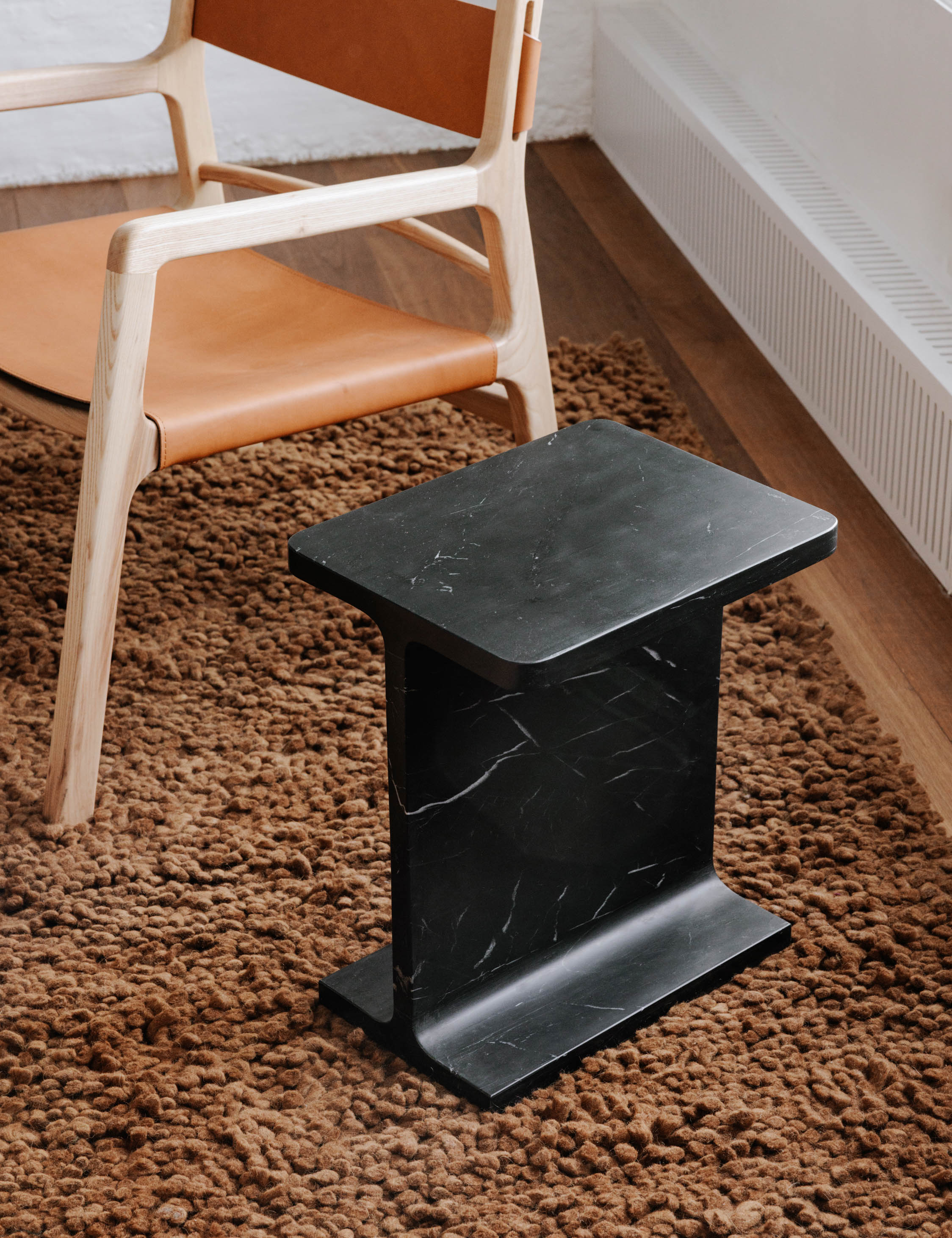 Acadia Side Table - Modern Wooden Nightstand with Storage Shelf | Perfect for Bedroom, Living Room & Office