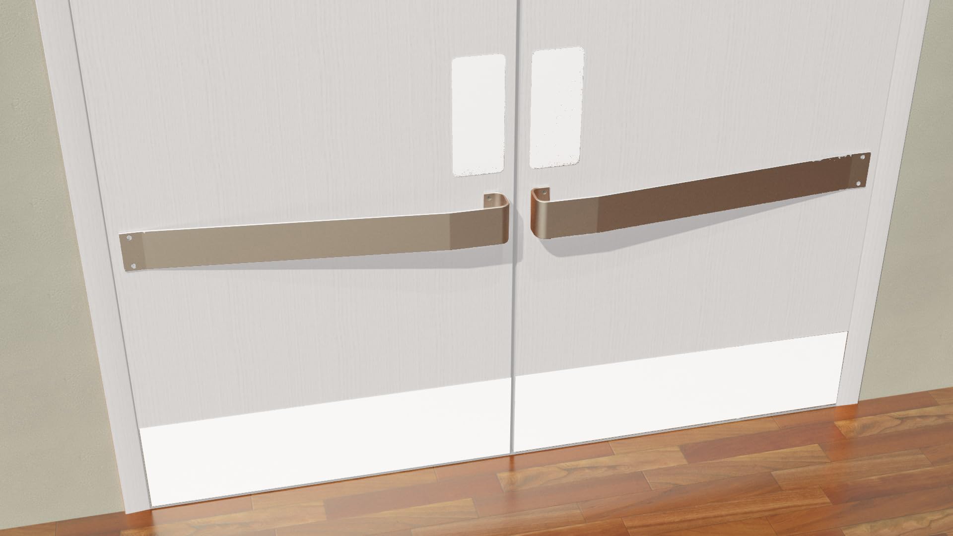 KOSHKA White Peel and Stick Door Kick Plate - 8