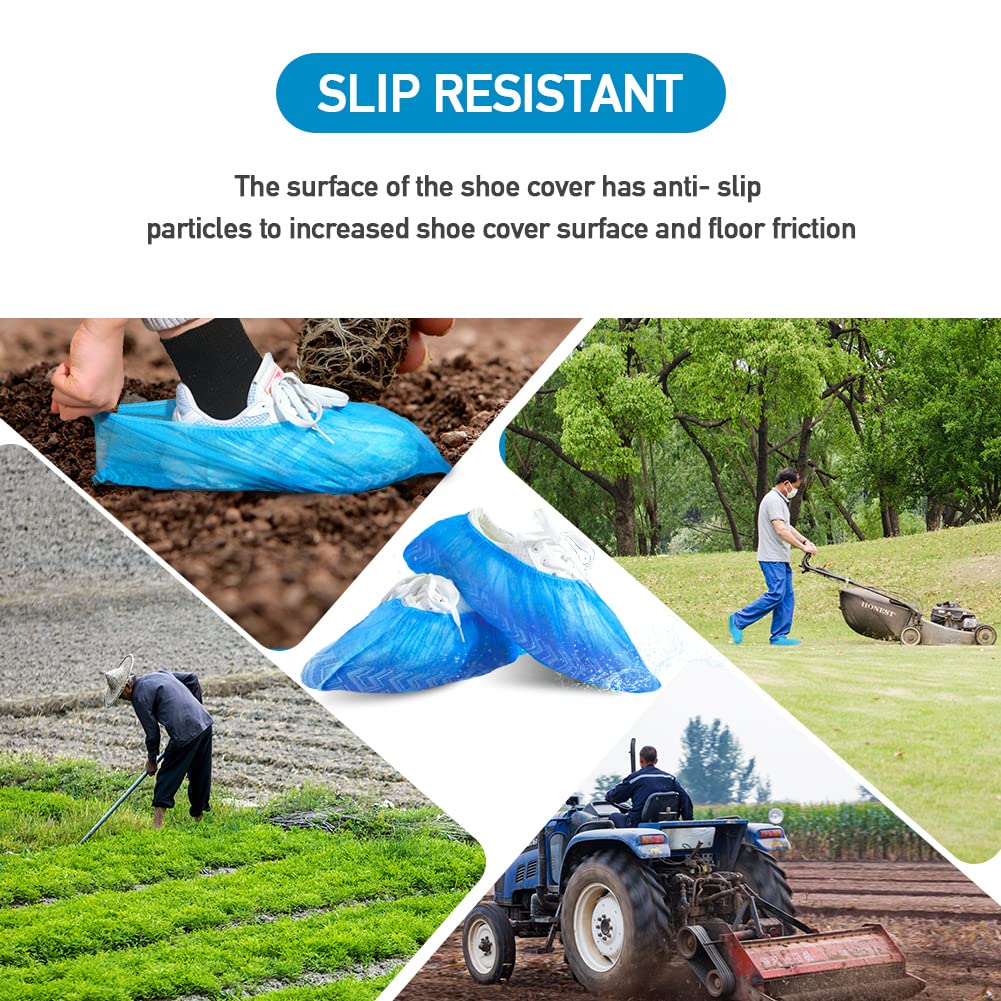 **SunLife Disposable Shoe Covers - 1000 Pack (500 Pairs) | Waterproof, Dustproof & Hygienic | Indoor & Outdoor Use | Durable Protection for Construction, Workplace & Home | Perfect for Hospitals, Clean Rooms & DIY Projects**