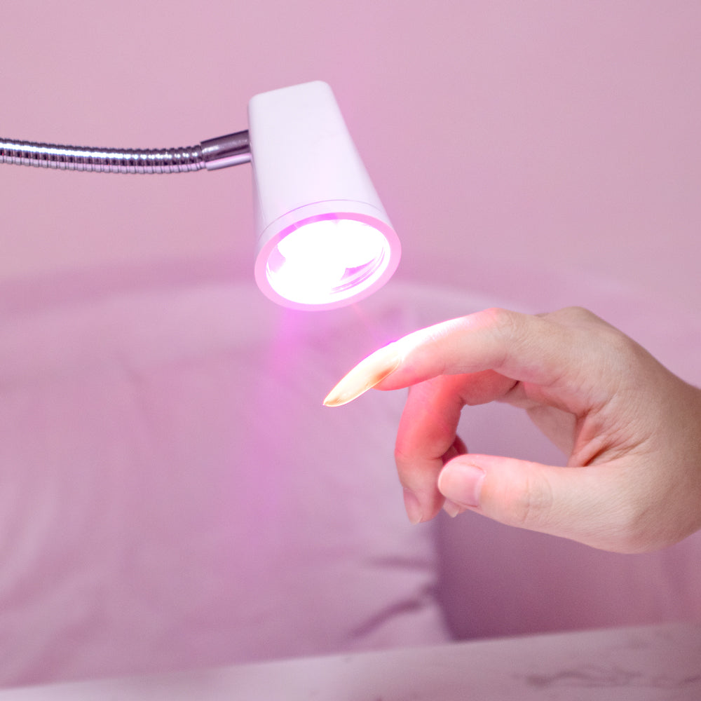 Portable Rechargeable LED Nail Lamp for Gel Polish - Fast Curing 48W UV/LED Light for Salon & Home Manicures - Perfect for Soft Gel Tips & Nail Extensions