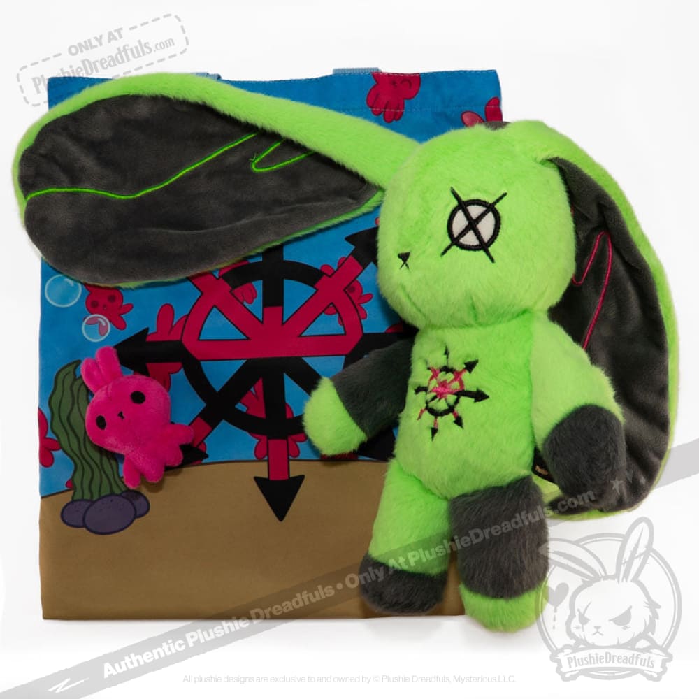 Plushie Dreadfuls ADHD Rabbit Extra Chaos Edition - Soft Stuffed Animal Toy for Kids & Adults | Perfect for Anxiety Relief, ADHD Support & Emotional Comfort
