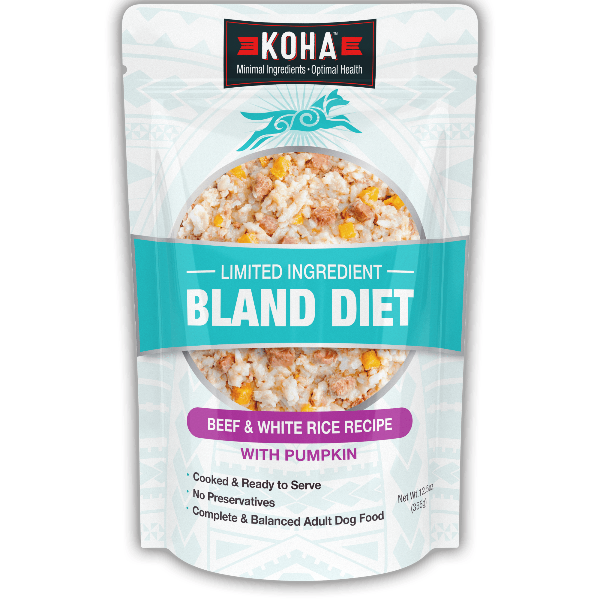 KOHA Limited Ingredient Dog Food - Grain Free Beef & White Rice Recipe for Sensitive Stomachs - Perfect for Dogs with Allergies or Digestive Issues - Dry Kibble for Adult & Senior Dogs - Great for Meal Toppers or Mixers