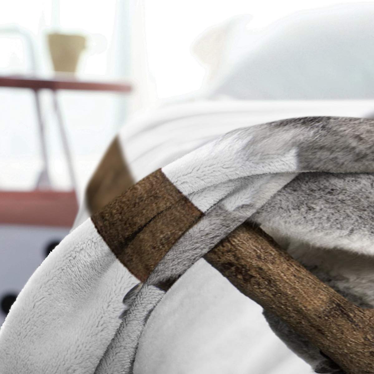 Savannan Fleece Blanket - Super Soft Microfiber Fuzzy Throw Blanket for Bed, Couch & Sofa - Cozy Flannel Decorative Blanket for Adults & Kids - Koala Print (60