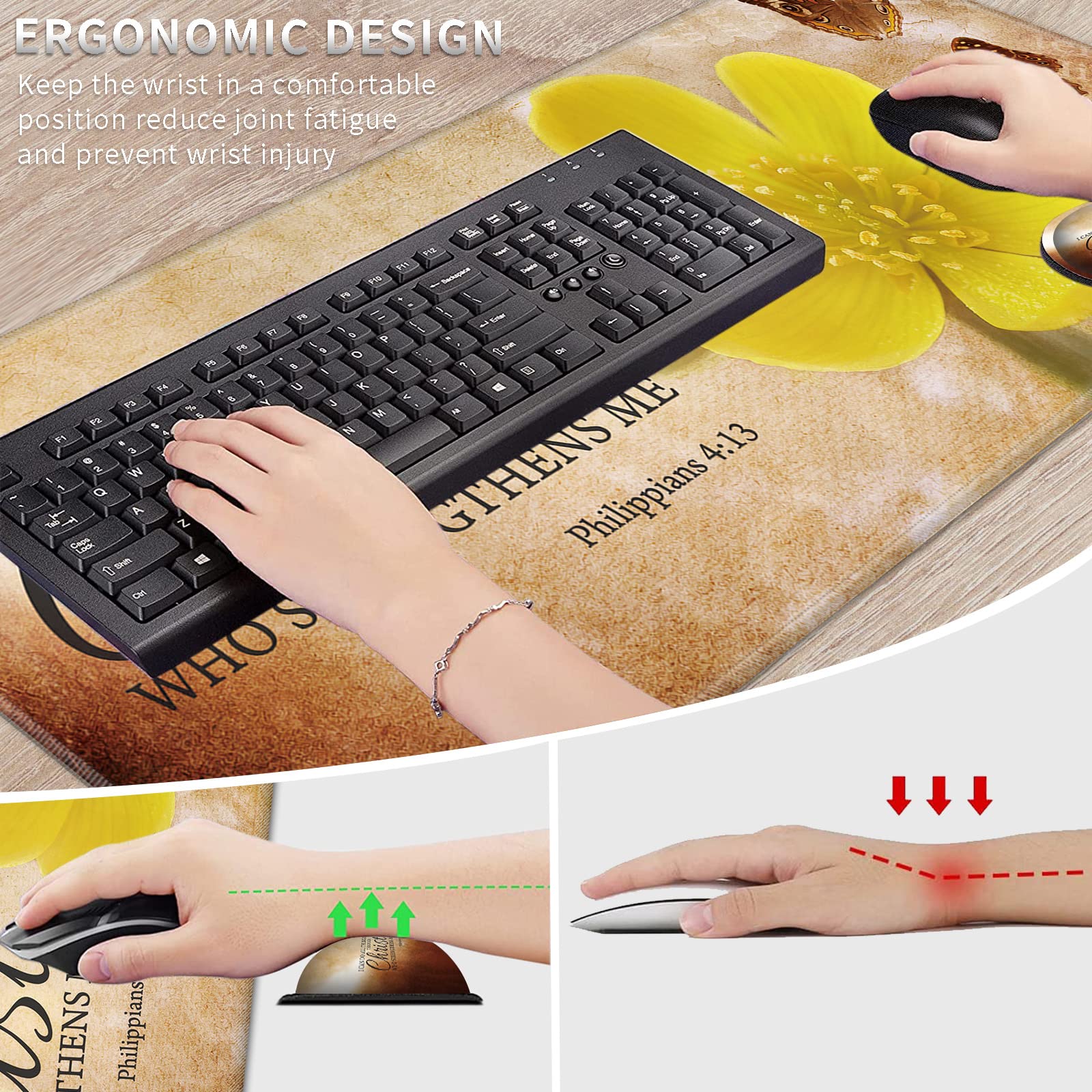 Premium Office Desk Mat Set - Large 31.5