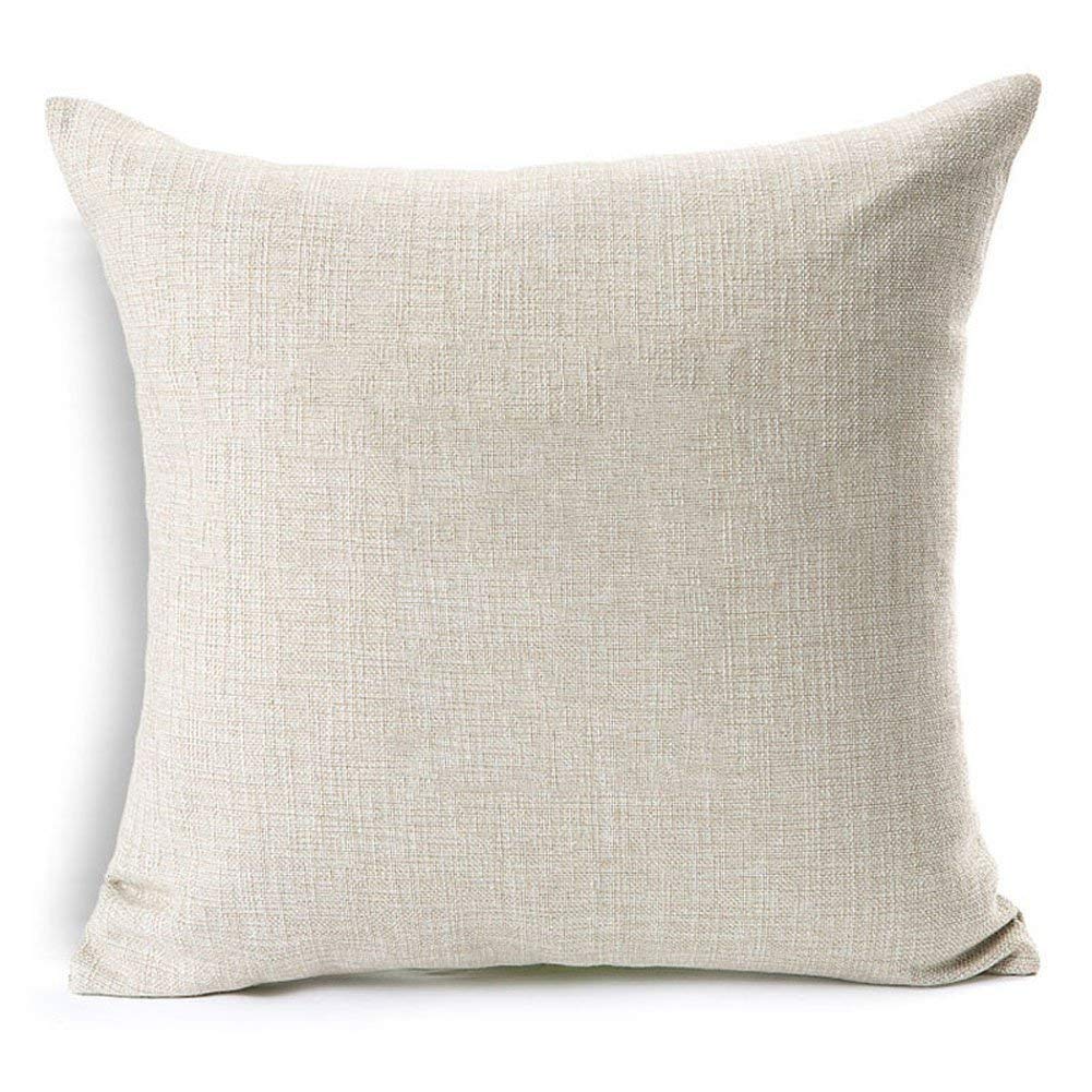 Decorative Cotton Linen Throw Pillow Covers Set of 2 - 18x18 Inch Square Soft Dragonfly Pillow Covers for Couch, Bedroom, Car & Home Decor