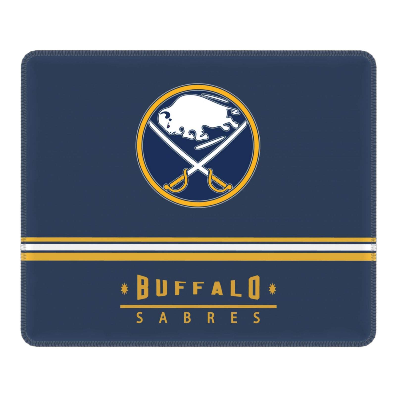 ProMark Buffalo Sabres Hockey Team Mouse Pad - Non-Slip, Comfortable Gaming & Office Desk Accessory for PC, Laptop - Perfect for Hockey Fans, Gamers & Office Workers