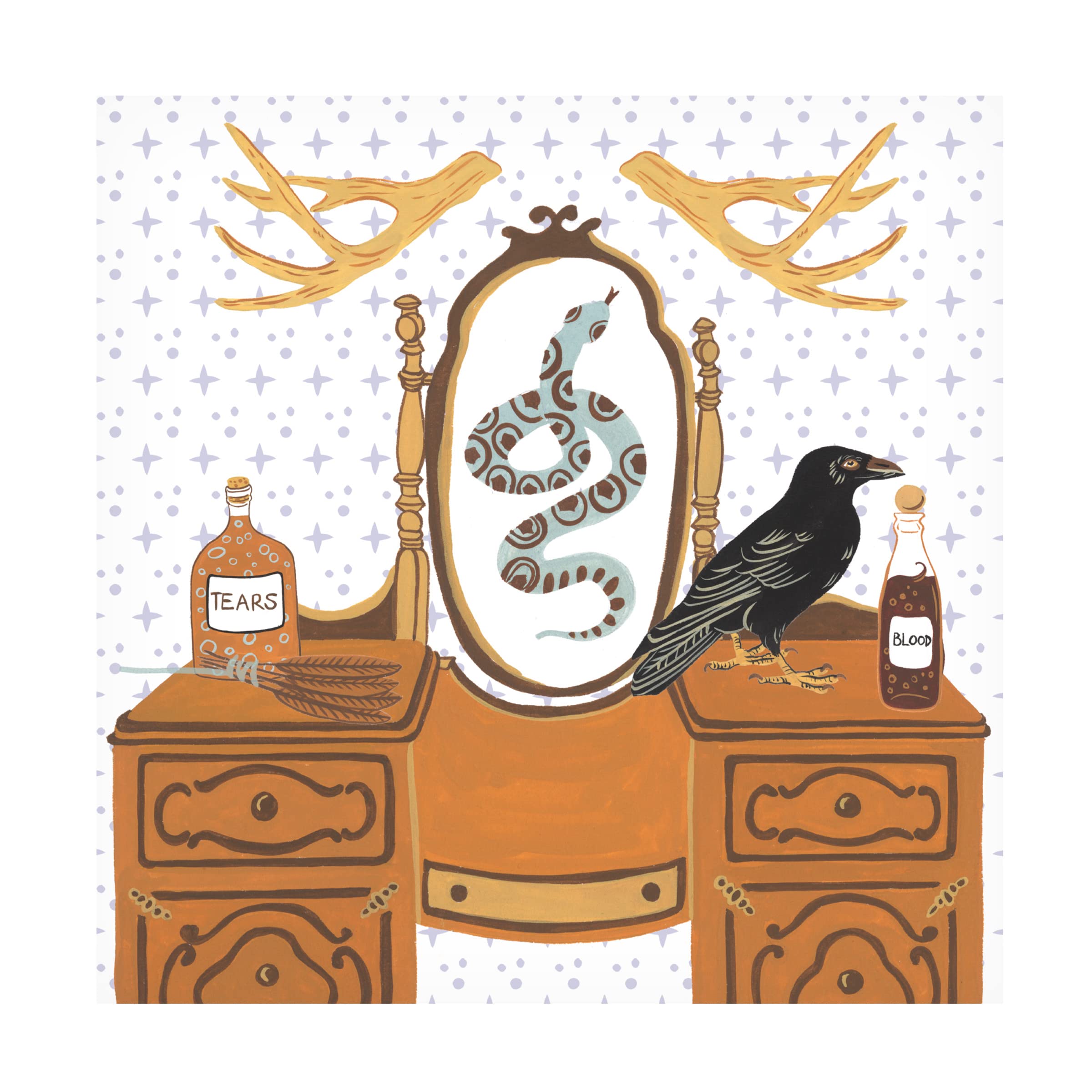 Trademark Fine Art 'Halloween Prep I' Canvas Wall Art by Melissa Wang - Spooky Home Decor for Halloween Party & Living Room