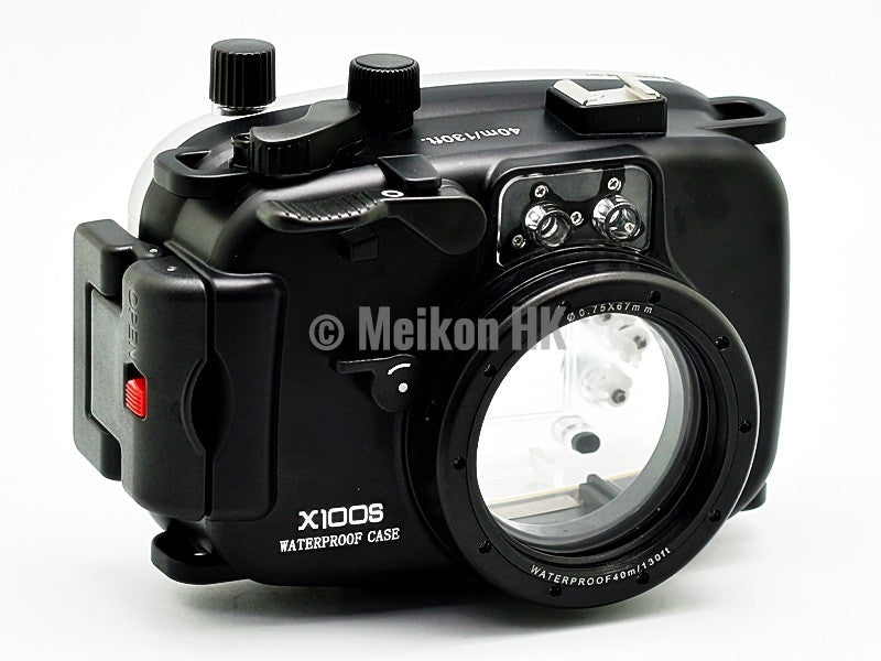 Fujifilm X100S 40m/130ft Waterproof Underwater Camera Housing Case - Professional Dive Photography for Scuba, Snorkeling & Marine Exploration
