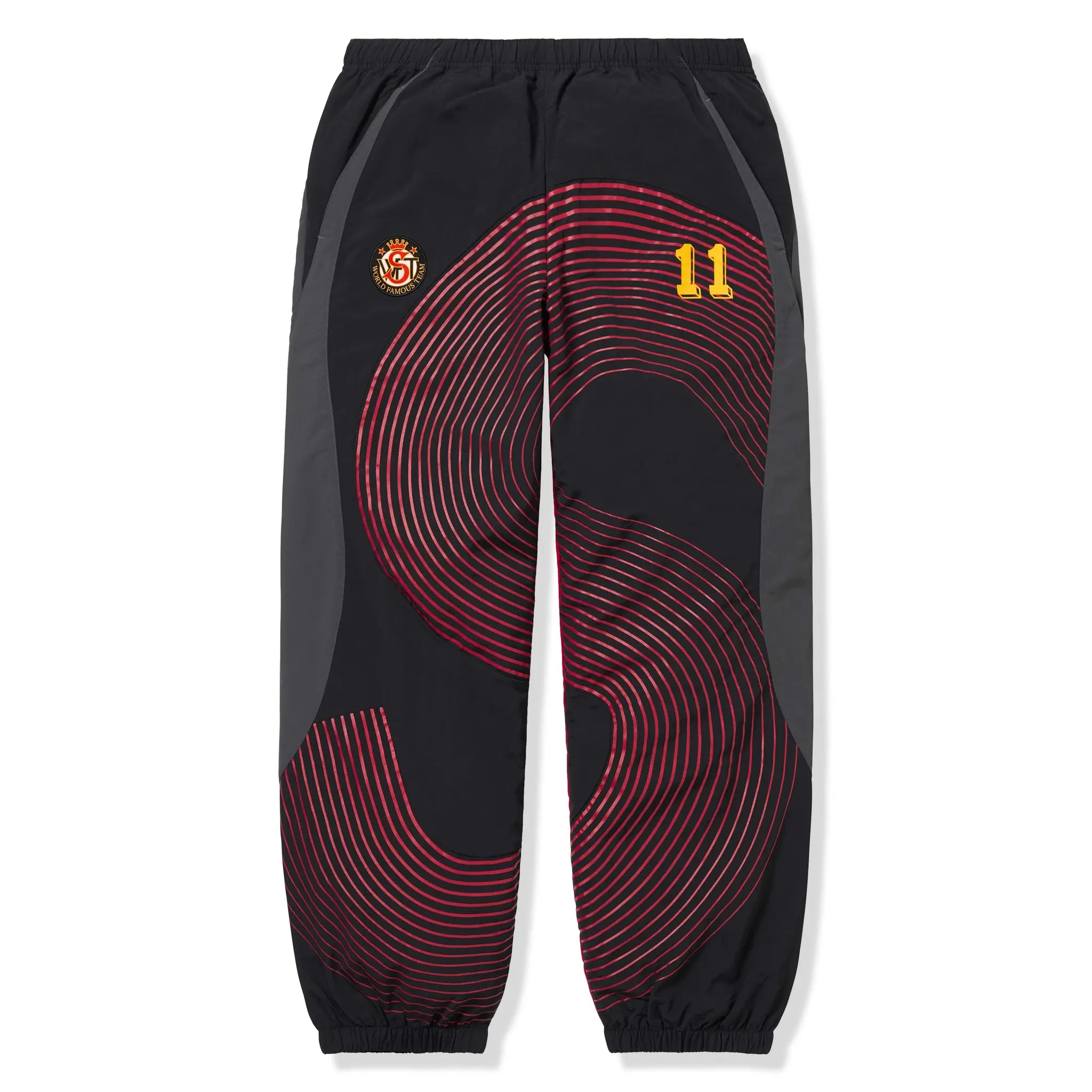 Supreme S Logo Black Track Pants - Men's Casual Jogger Sweatpants with Elastic Waistband for Gym, Running & Streetwear Fashion