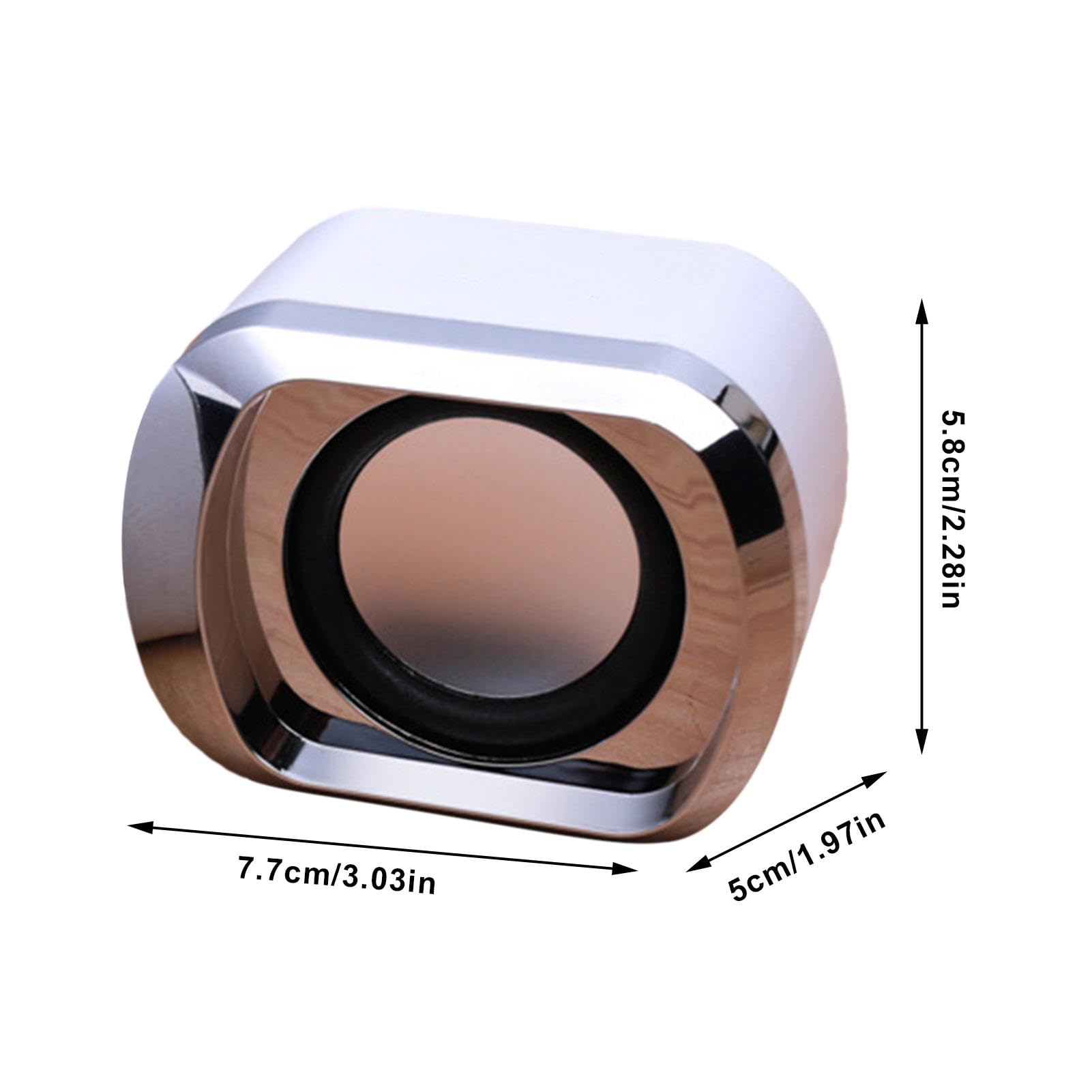 High-Quality USB Computer Speakers with Clear Sound | Compact USB Desktop Speakers for PC & Laptop | USB Multimedia Speaker for Home Office, Gaming & Music
