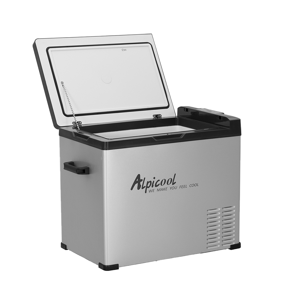 Alpicool C50 Portable Car Refrigerator 12V/24V DC & 110V AC - Compact Freezer for Road Trips, Camping, RV, Truck - Energy Efficient & Quiet Cooling - Certified Refurbished