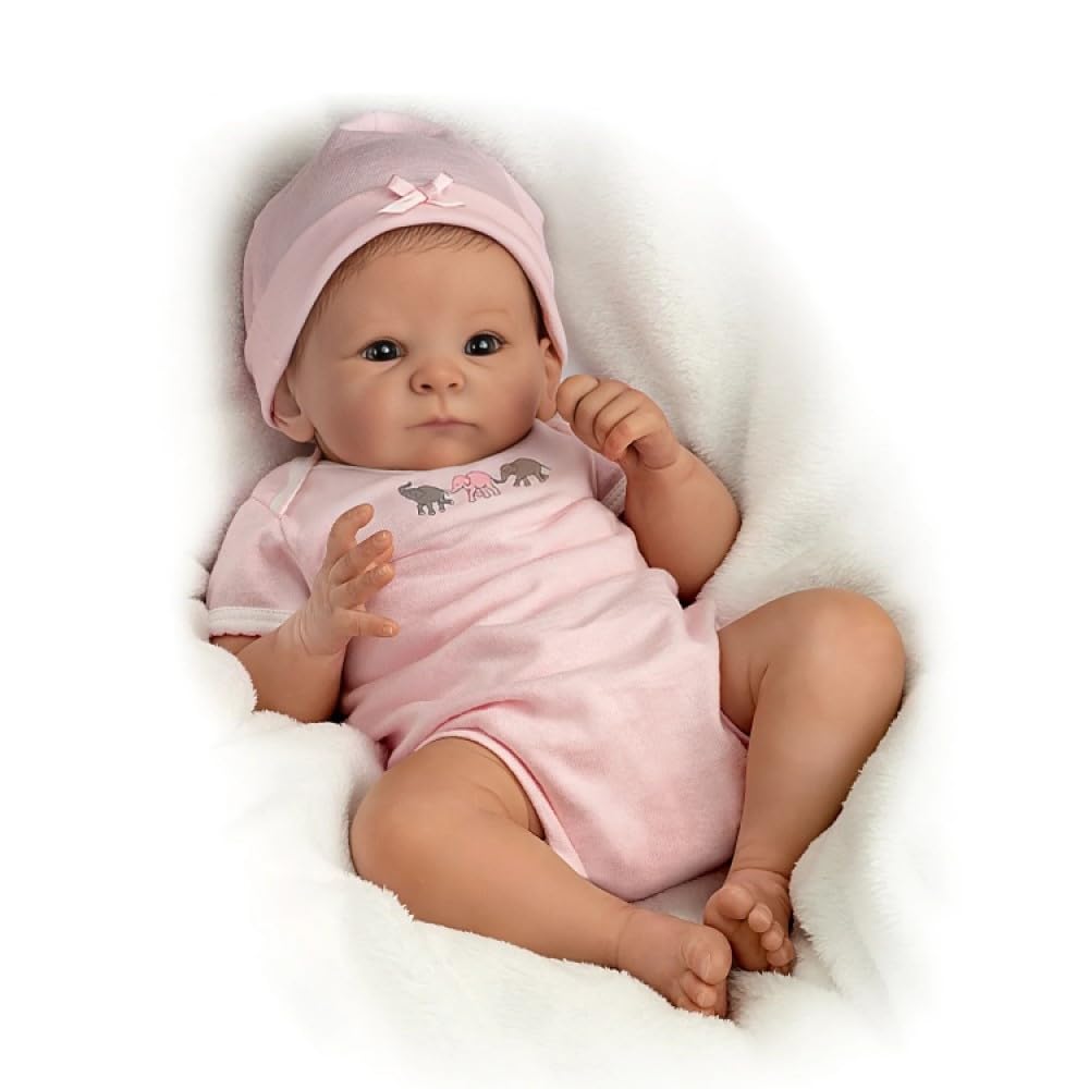 The Ashton-Drake Galleries Realistic Baby Doll - Little Peanut Lifelike Reborn Doll for Collectors & Gift Giving | Nursery Decor, Photography Prop, Baby Shower Present