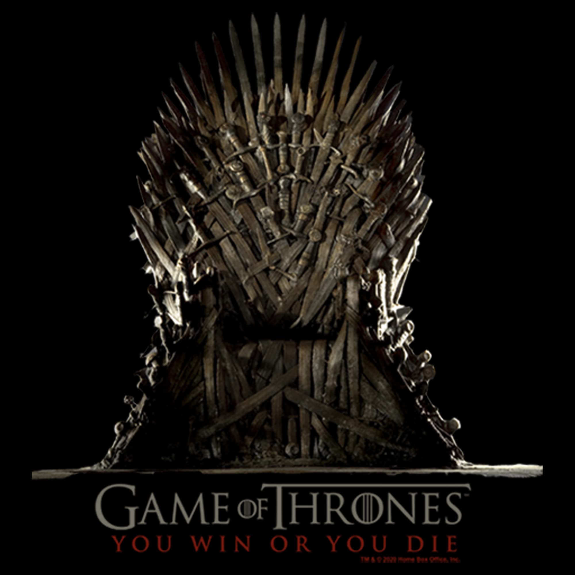 Game of Thrones Die or Win Iron Throne Sweatshirt for Men - Winter Hoodie for Fans, Cosplay & Casual Wear