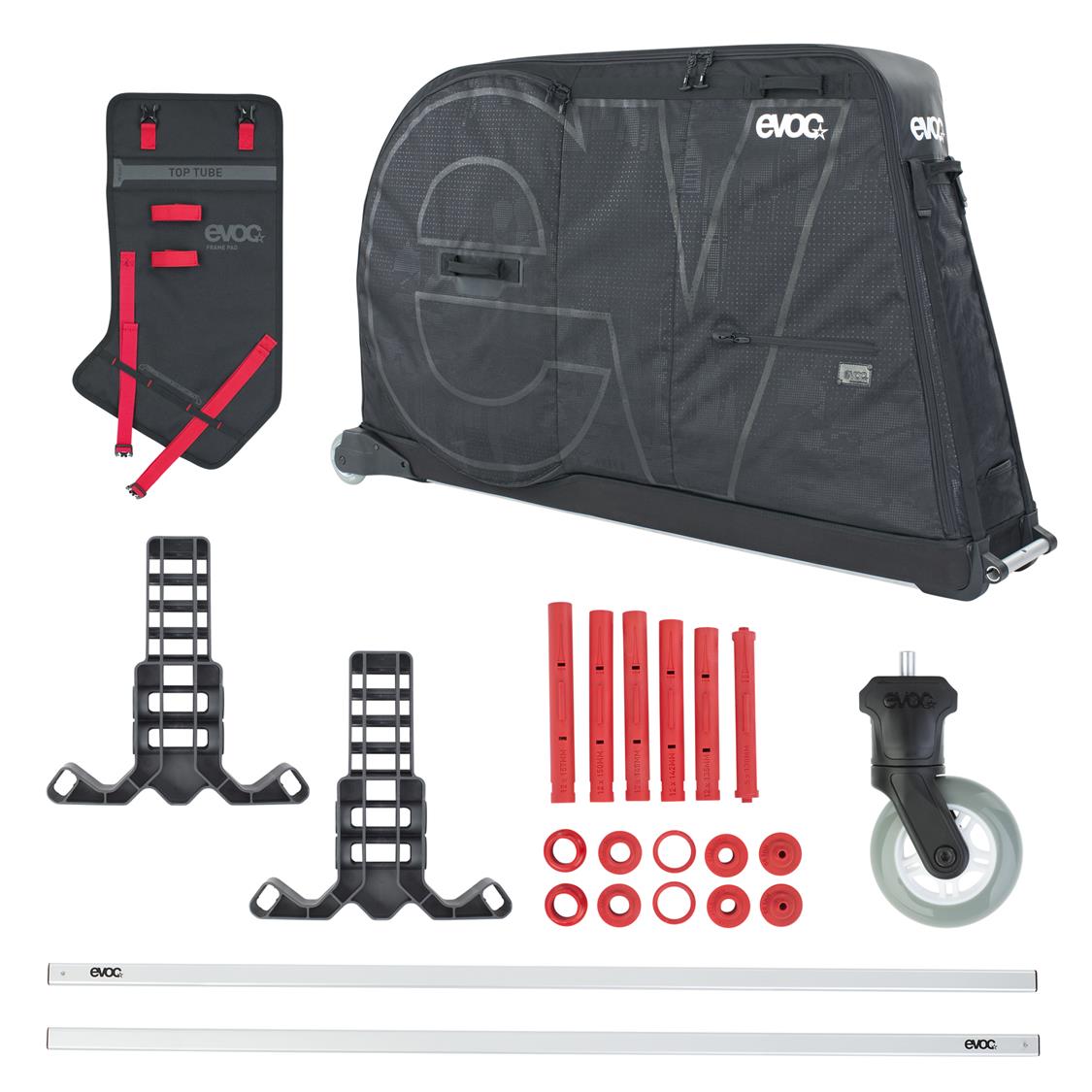 Evoc Bike Bag Pro 305L (SS25) - Waterproof Bicycle Travel Bag for Mountain & Road Bikes - Perfect for Air Travel, Bike Transport & Storage