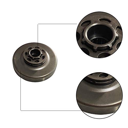 Clutch Drum Needle Bearing 3/8-7 Teeth Replacement for Husqvarna 4500 5200 5800 Chainsaws - Durable Saw Part for Wood Cutting & Forestry Work