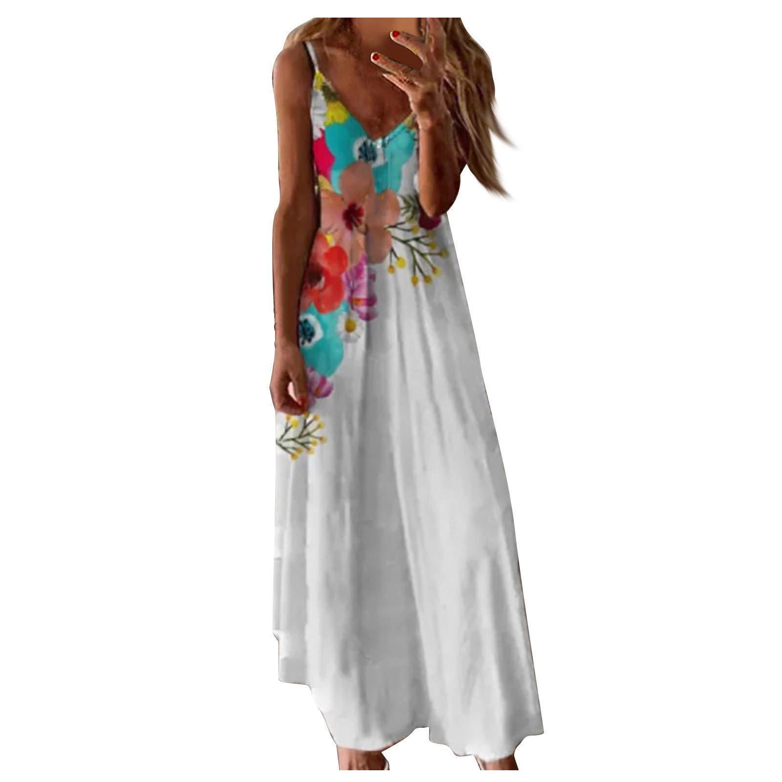 Stylish Summer Maxi Dresses for Women - Loose Casual & Sexy Flowy Dress - Perfect for Beach Vacations, Date Nights & Summer Parties