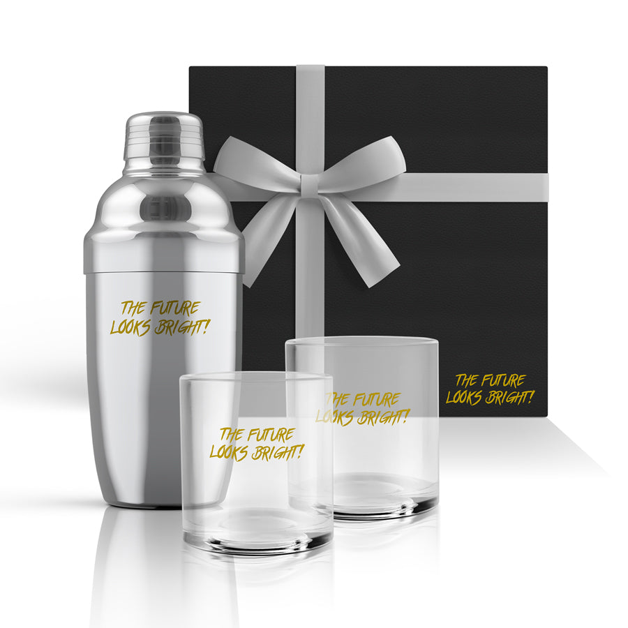 Elegant Cocktail Gift Set - Perfect for Parties, Weddings & Special Occasions | Premium Glassware & Mixers