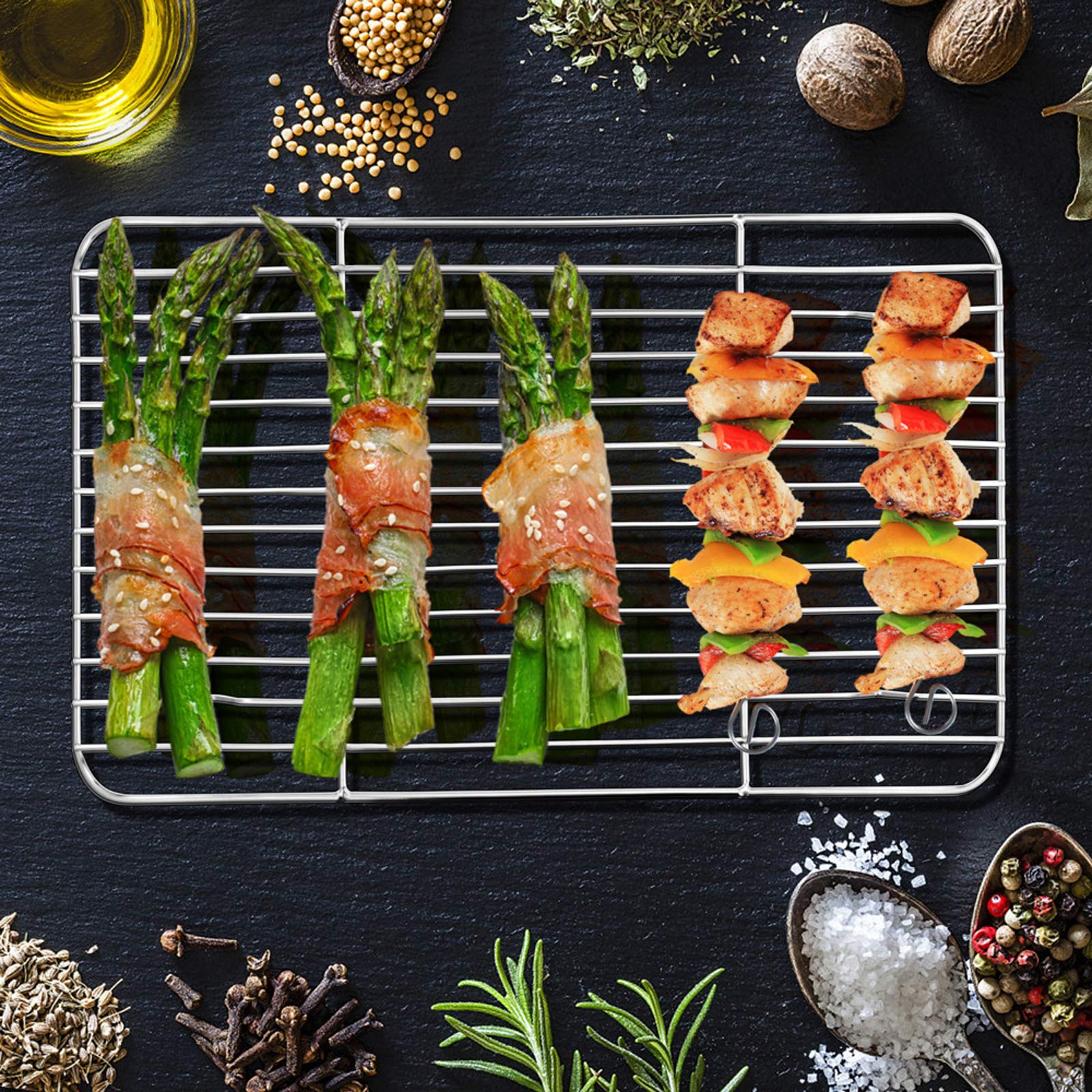 Stainless Steel Baking Cooling Rack Set of 2 - 11.6