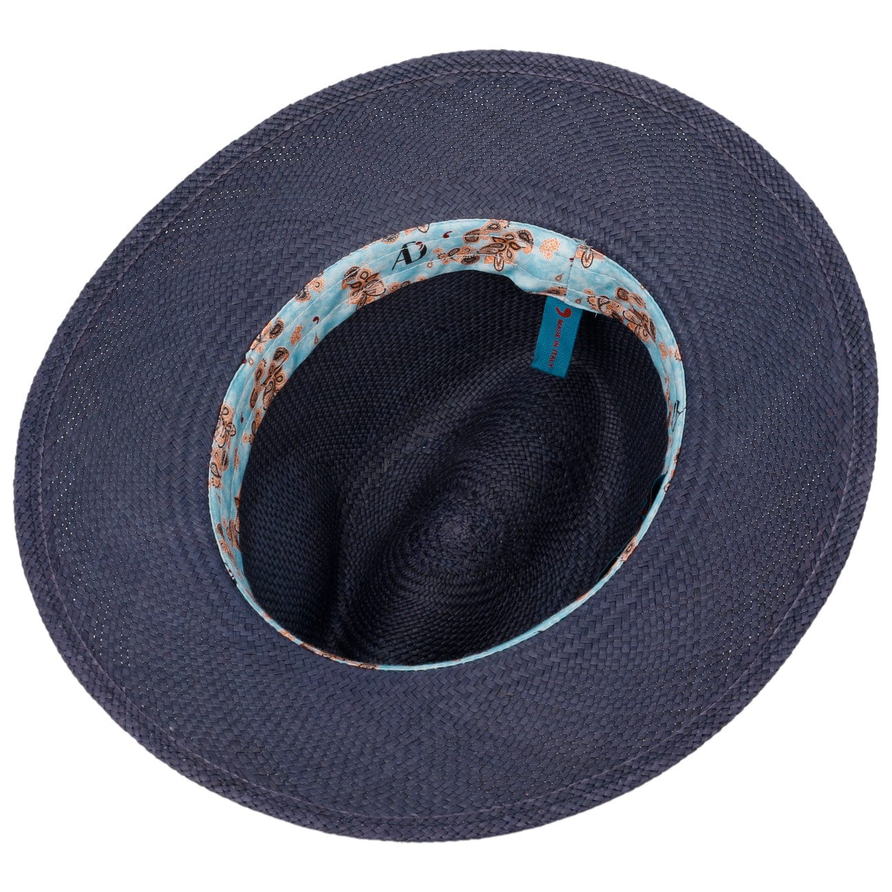 Alfonso D'Este Panama Brim Linen Hat for Women & Men - Breathable Summer Sun Hat for Beach, Travel & Outdoor Activities