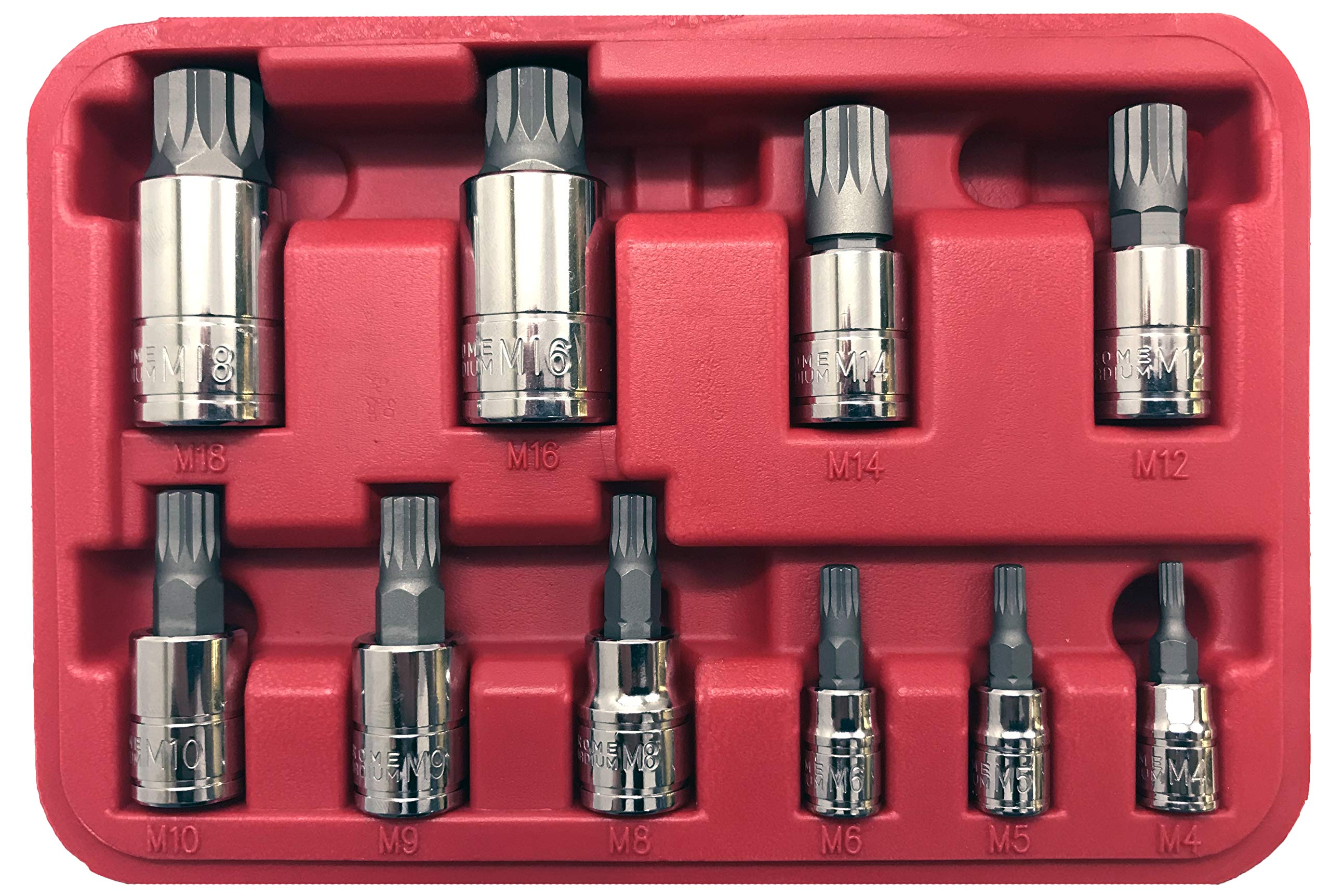 CTA Tools 3038 XZN Socket Set (10-Piece) - Professional Automotive Repair Kit for German Vehicles | Perfect for BMW, Audi, VW Maintenance & DIY Projects