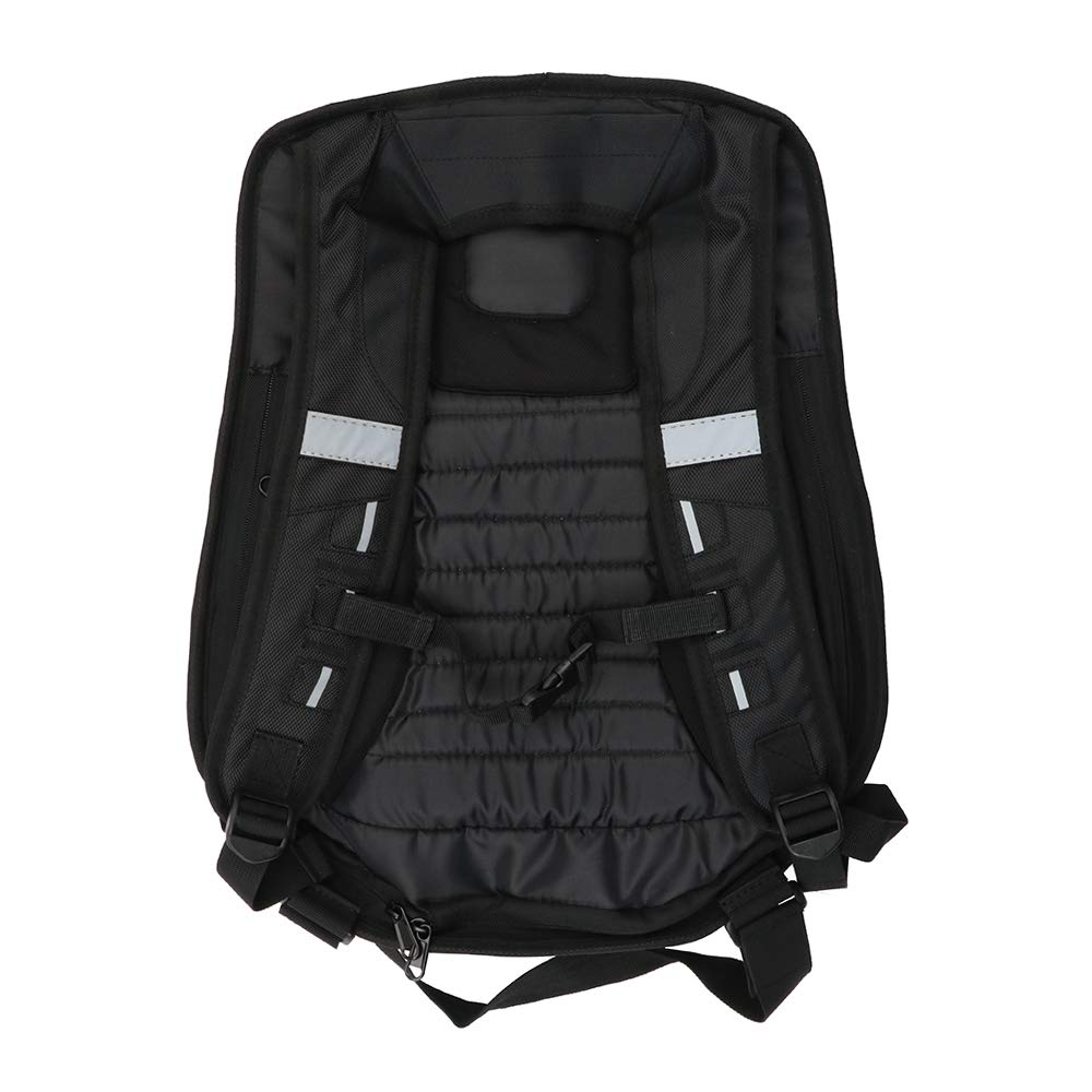 Carbon Fiber Motorcycle Backpack - Large Capacity Waterproof Hardshell Luggage Bag for Motorbike Helmet & Laptop | Perfect for Traveling, Camping, Cycling & Commuting
