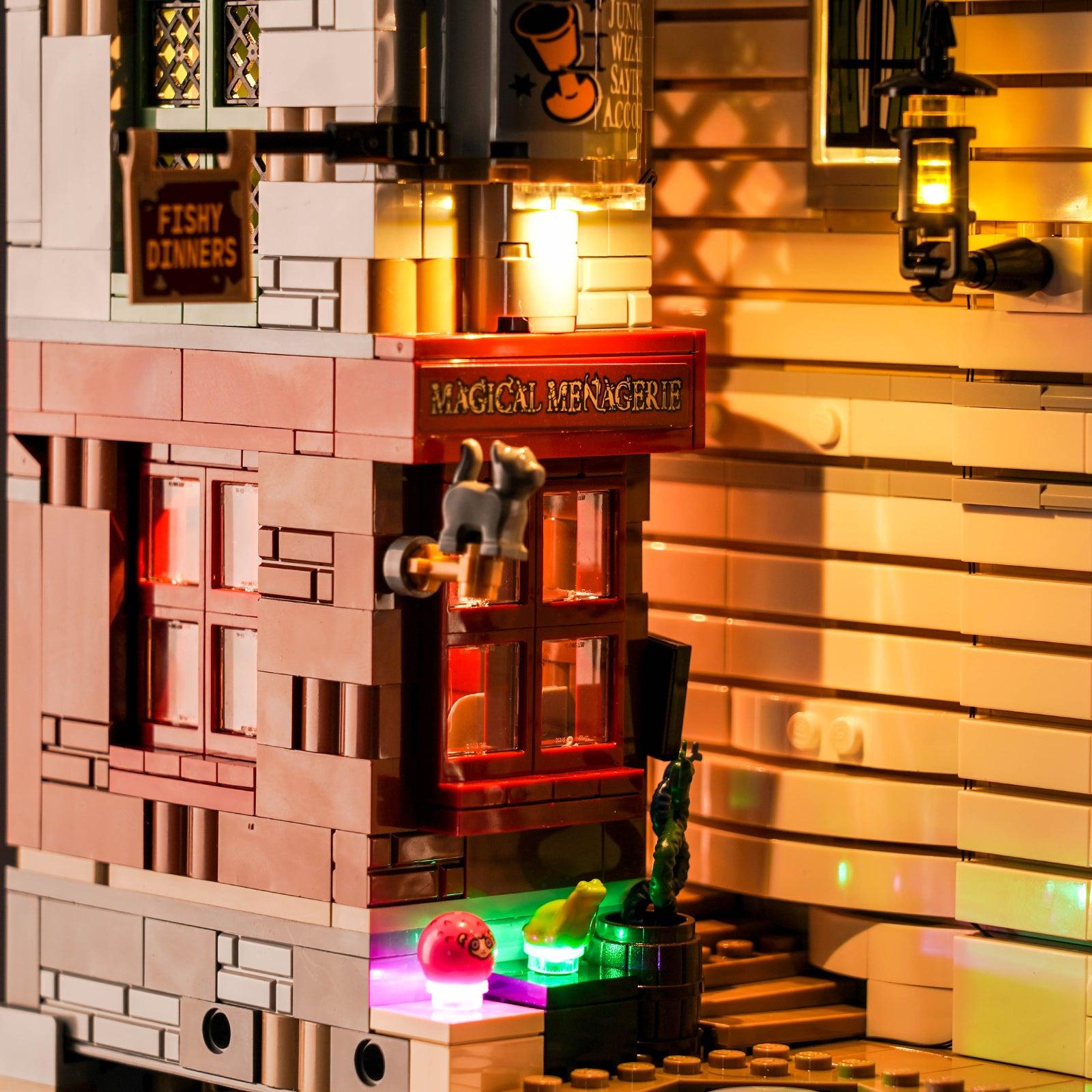 Harry Potter LEGO Gringotts Wizarding Bank Collector's Edition 76417 Building Kit with LED Lights - Complete Lighting Set for Display & Nighttime Play - Perfect for Harry Potter Fans & LEGO Collectors