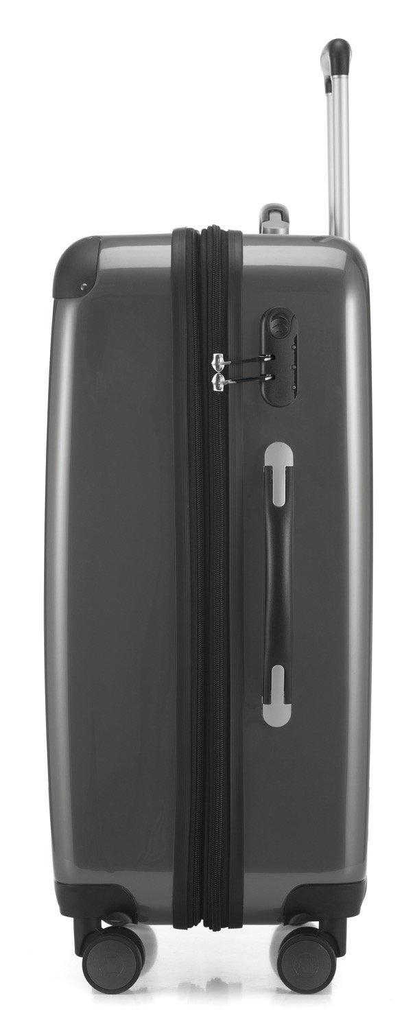 Premium Titanium Suitcase 65cm - Lightweight Durable Luggage for Travel & Business Trips - Perfect Carry-On for Airplanes & Weekend Getaways