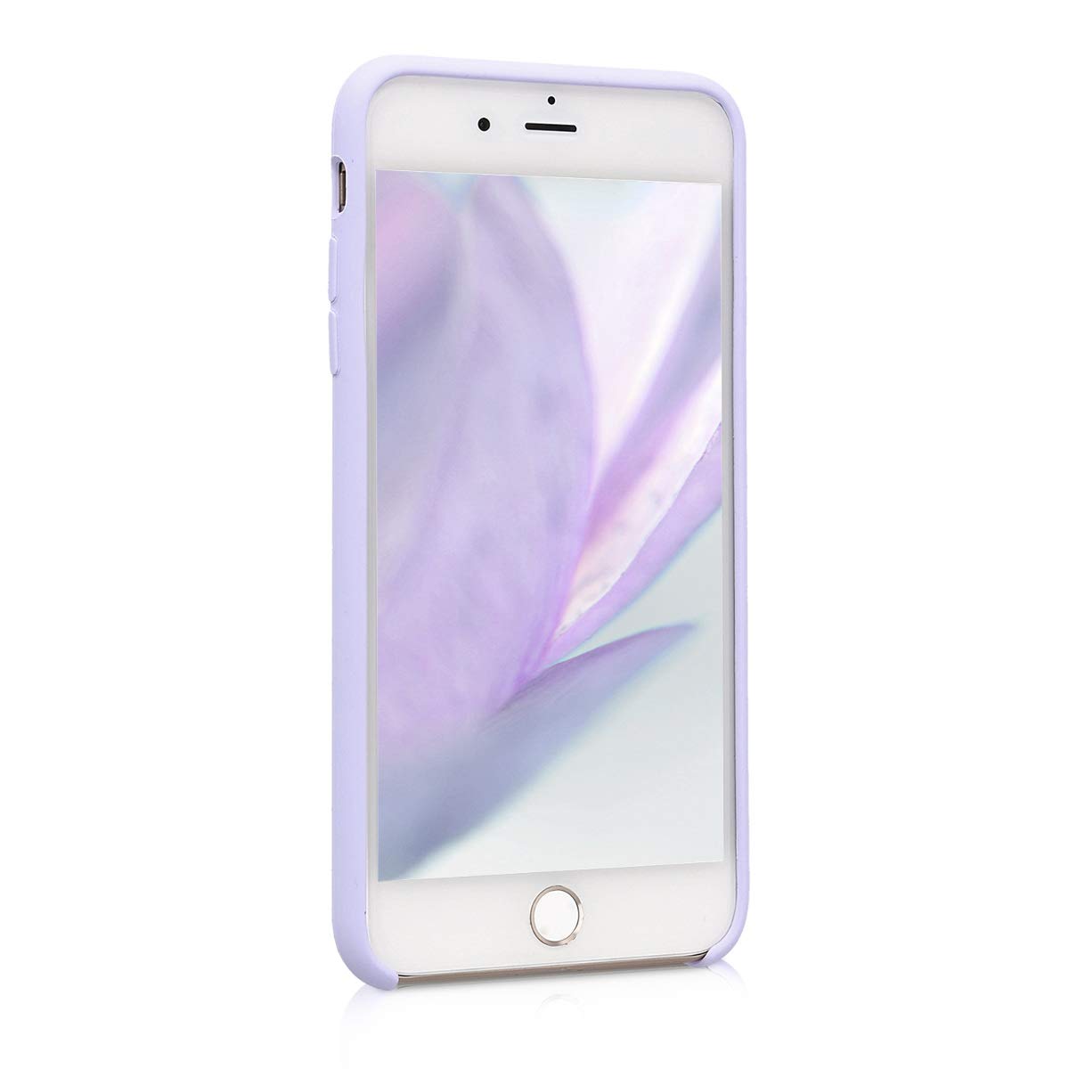 kwmobile Premium TPU Silicone Case for Apple iPhone 7 Plus/iPhone 8 Plus - Soft Protective Phone Cover in Light Lavender - Perfect for Everyday Use & Drop Protection