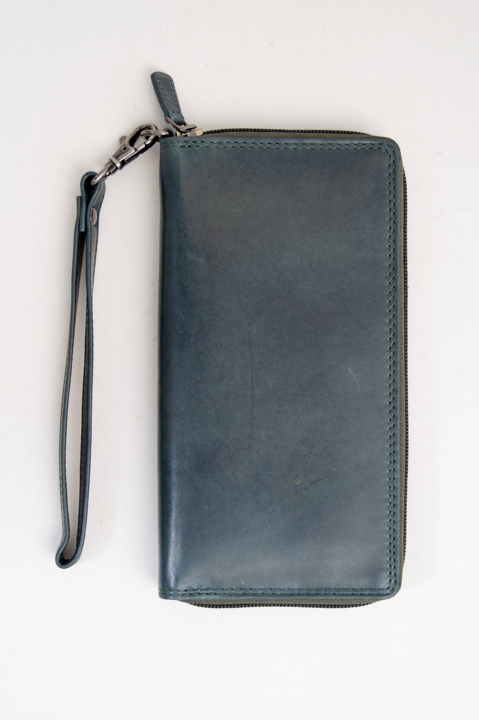Premium Adrian Klis 195 Buffalo Leather Wallet - Dark Green RFID Blocking Bifold Wallet for Men | Perfect for Everyday Carry, Travel & Business