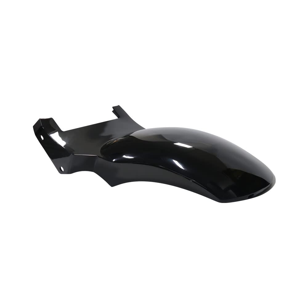 Heavy Duty Gloss Black Motorcycle Rear Fender Mudguard with Brake & Turn Lights - Compatible with 2013-2017 Harley Davidson Softail Breakout - Perfect for Wet Weather Riding and Custom Bike Upgrades