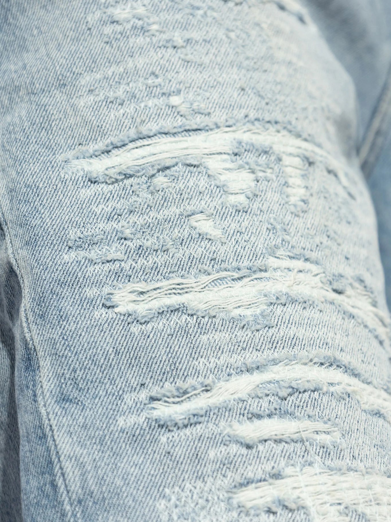 Vintage Style JEANS MA QUAD SEWED EFFECT Distressed Denim Jeans for Men & Women - Perfect for Casual Wear, Street Style and Everyday Outfits