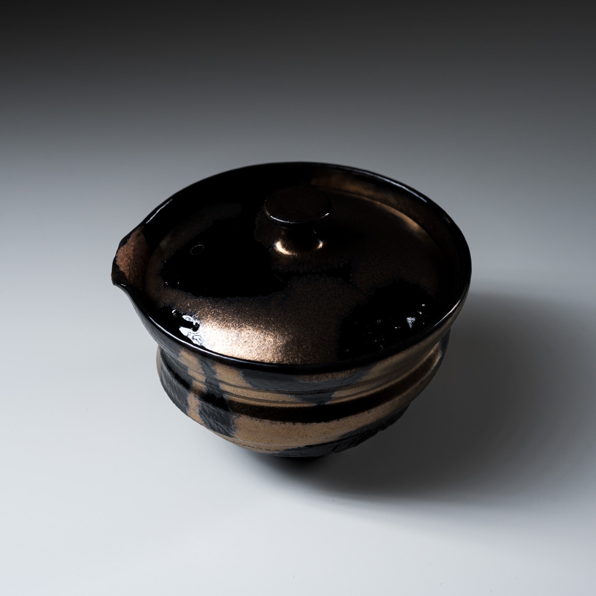 NINSHU Houhin Teapot - Japanese Zen Ceramic Teapot for Loose Leaf Tea | Perfect for Tea Ceremony, Meditation & Home Decor