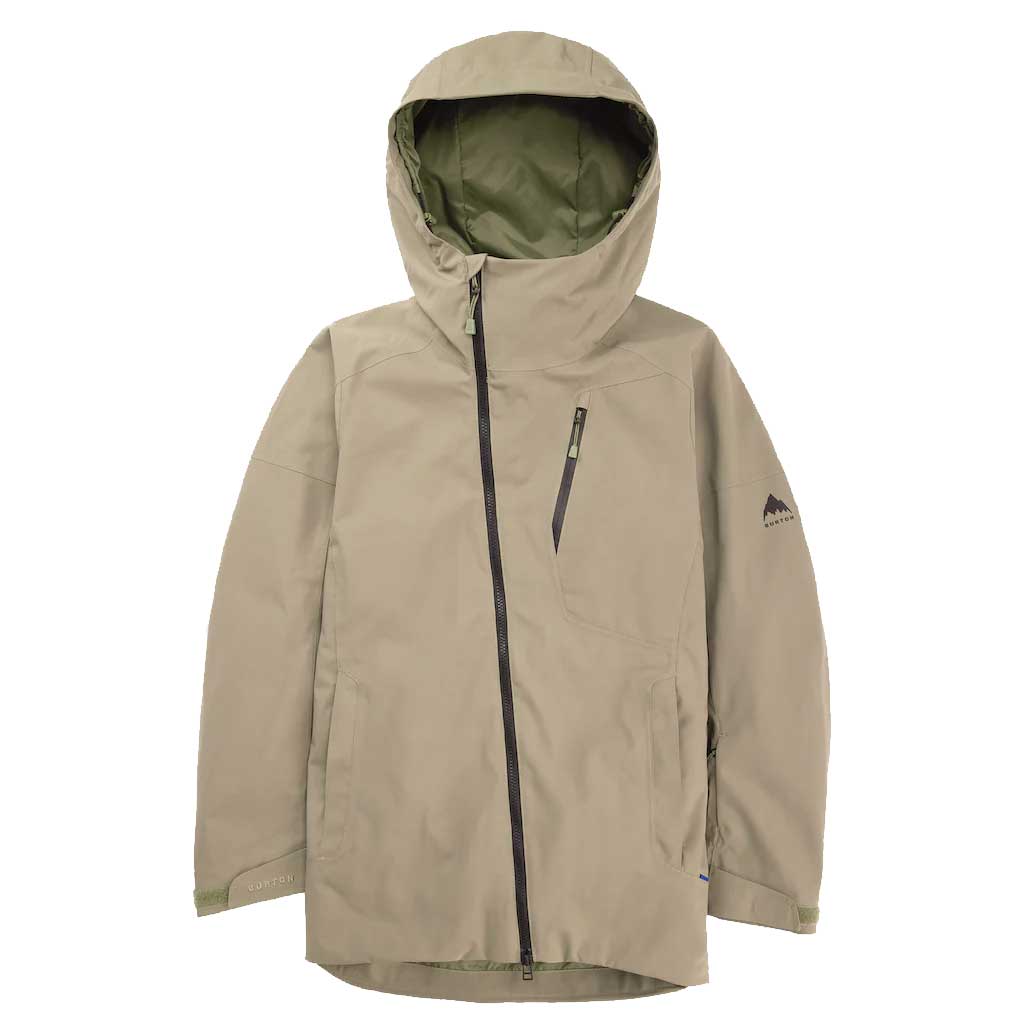 Burton 23/24 Women's Pyne Jacket - Waterproof Snowboard Jacket in Forest Moss Green for Winter Sports & Outdoor Adventures