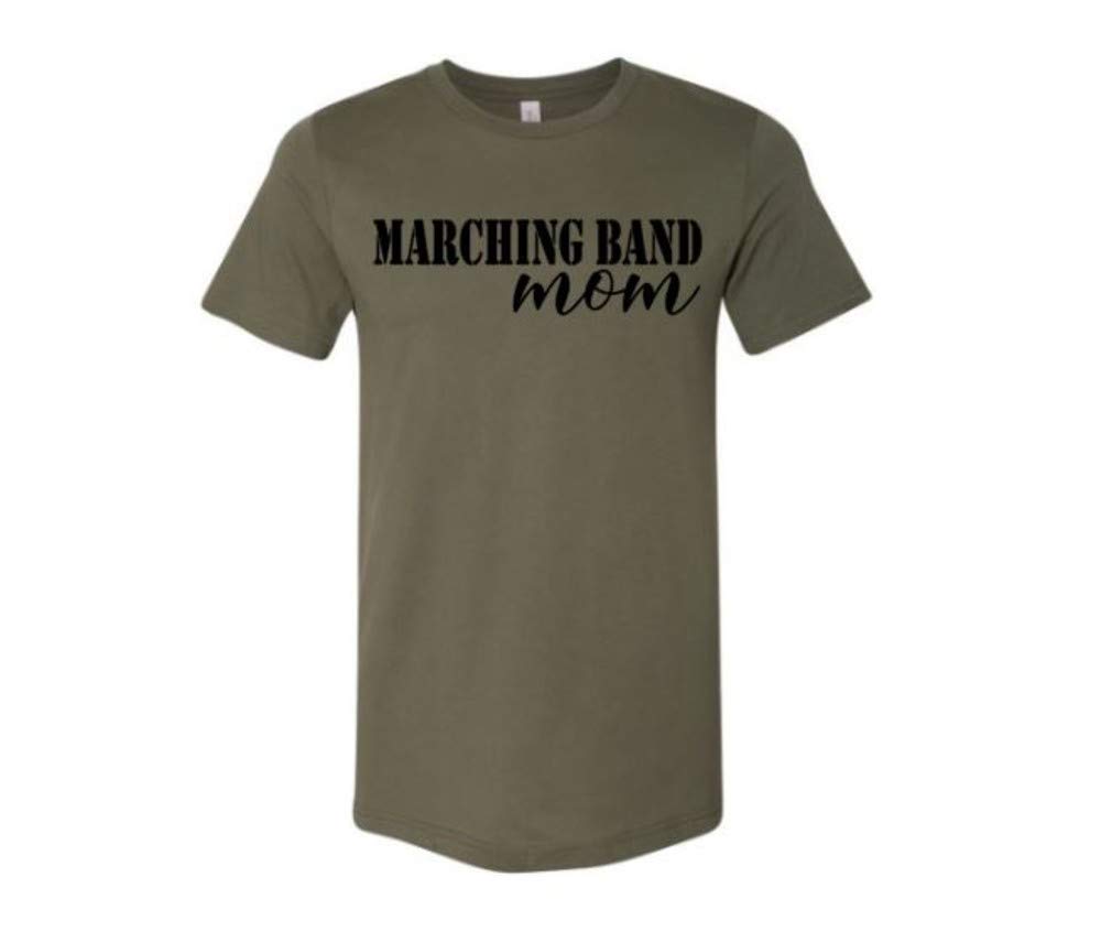 Marching Band Mom T-Shirt - Perfect Gift for Her - Mother's Day Present - Unisex Sizing - Great for Band Concerts, Football Games & Proud Mom Moments
