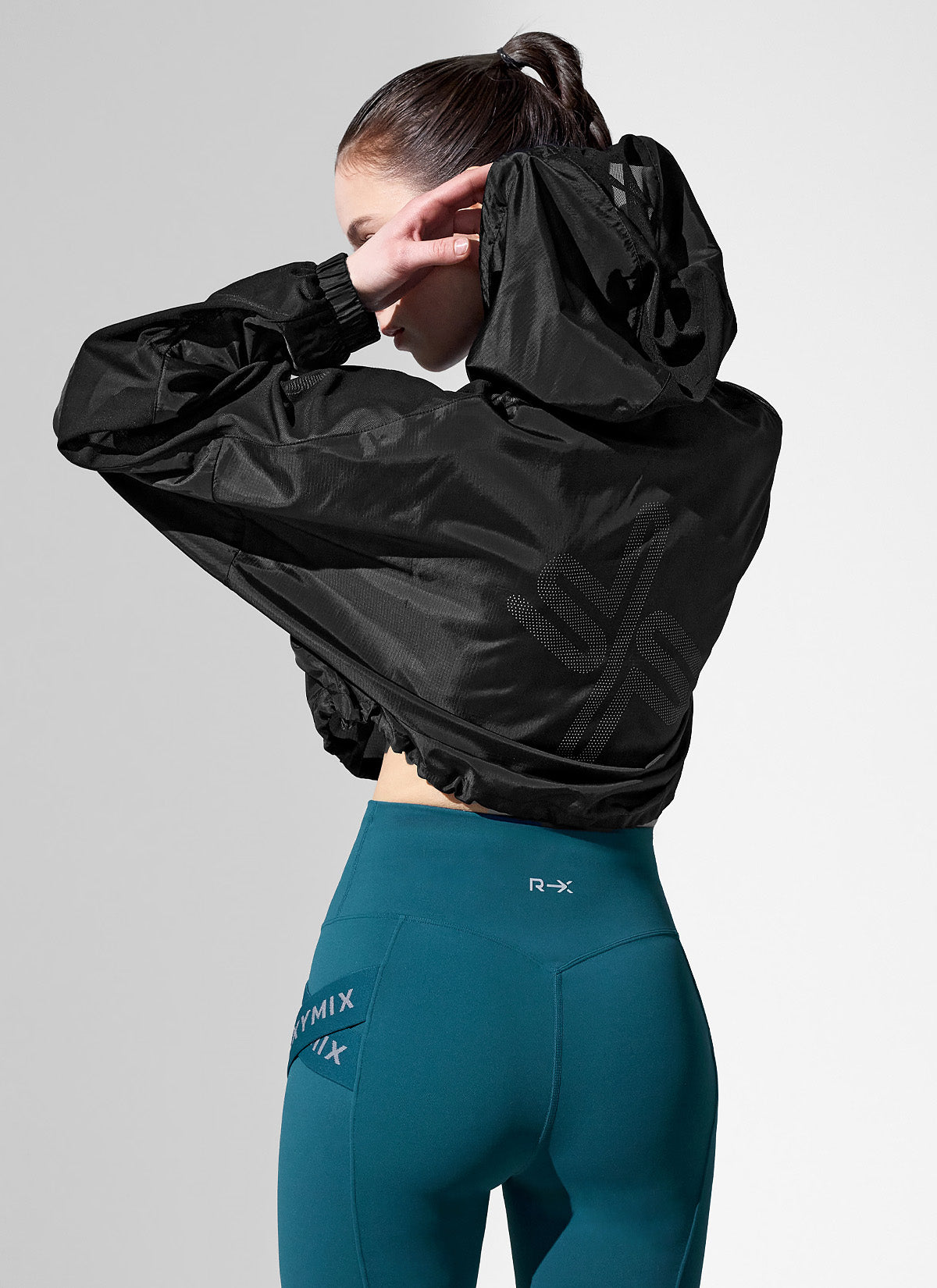 RX Airy Mesh Crop Anorak Jacket - Lightweight Breathable Windbreaker for Women | Perfect for Hiking, Running & Outdoor Activities