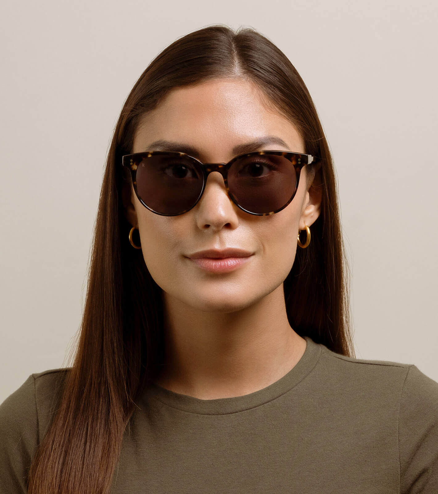 NORIE Brindle Tortoise Green Polarized Sunglasses 53mm - UV Protection, Stylish & Lightweight for Outdoor Activities, Driving, and Beach Vacations