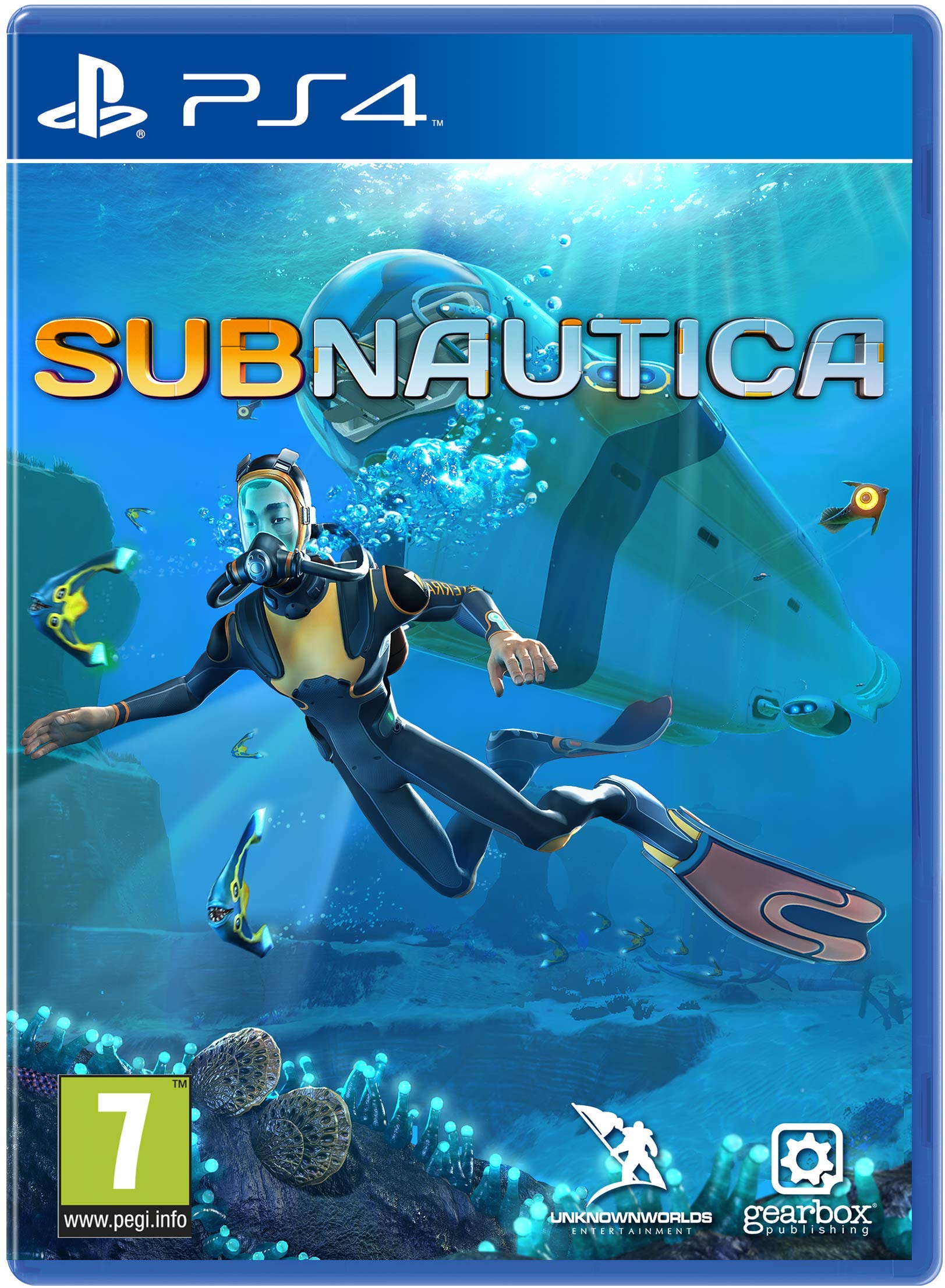 Subnautica PS4 Game - Underwater Survival Adventure for PlayStation 4 - Perfect for Fans of Exploration and Sci-Fi Gaming