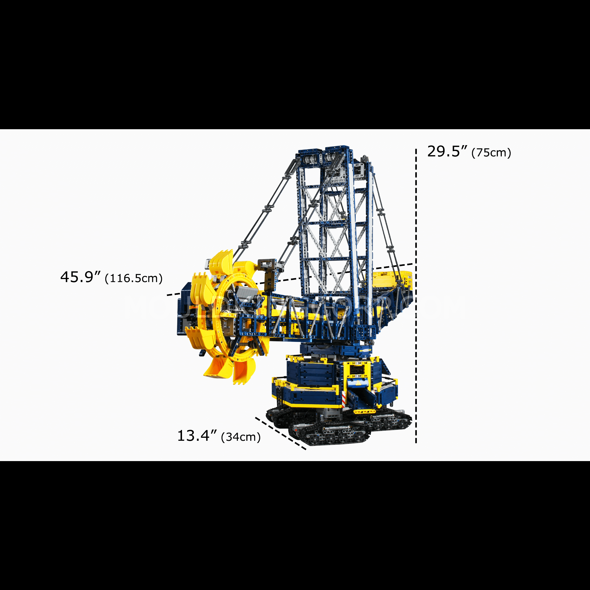 Mould King 17006 Remote Control Bucket Wheel Excavator Building Kit - 4588 Piece Construction Set for Adults & Teens | STEM Toy, Engineering Model, Collector's Display | Perfect for Birthday Gifts & DIY Projects
