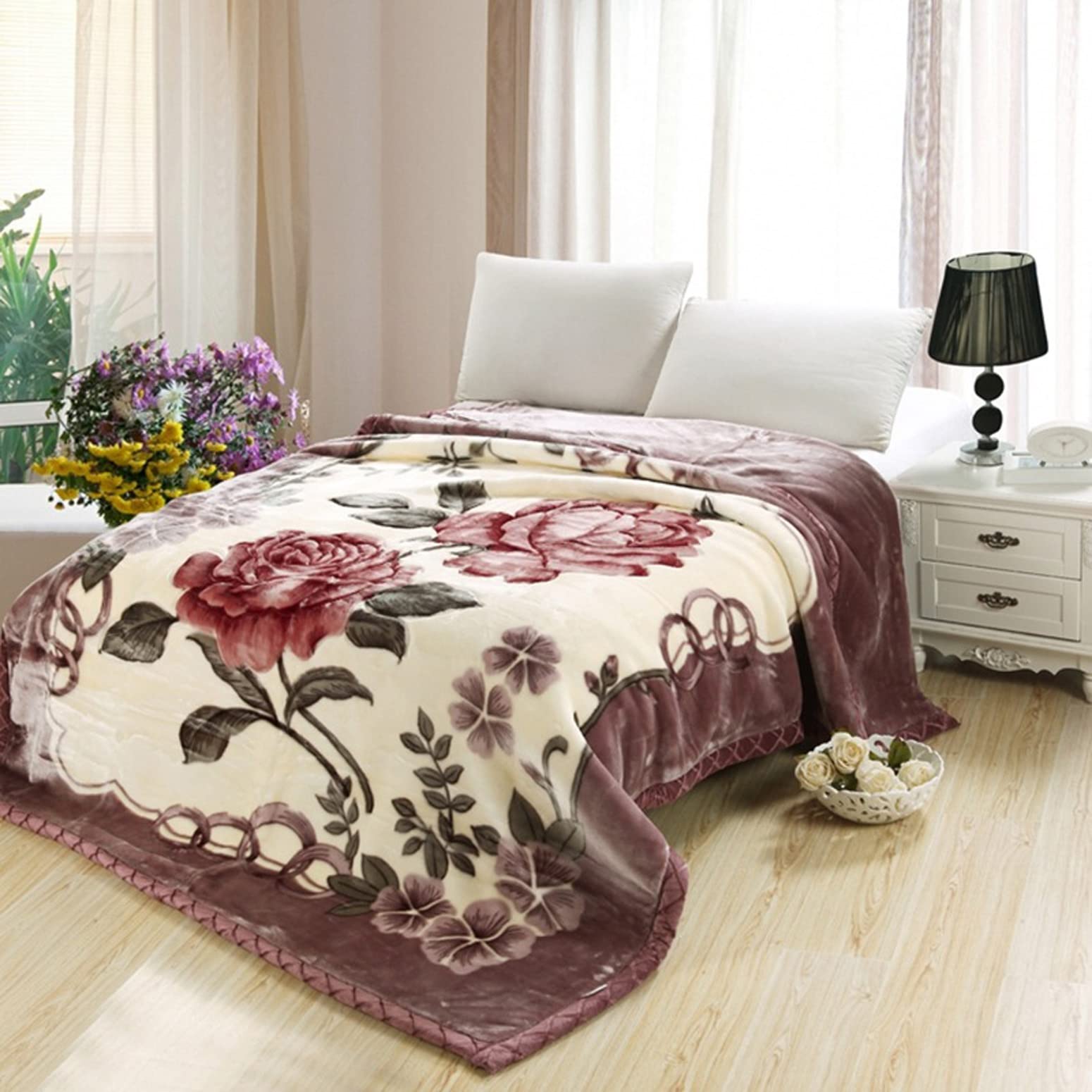 LGYKUMEG Korean Reversible Mink Blanket - 9 lbs 79