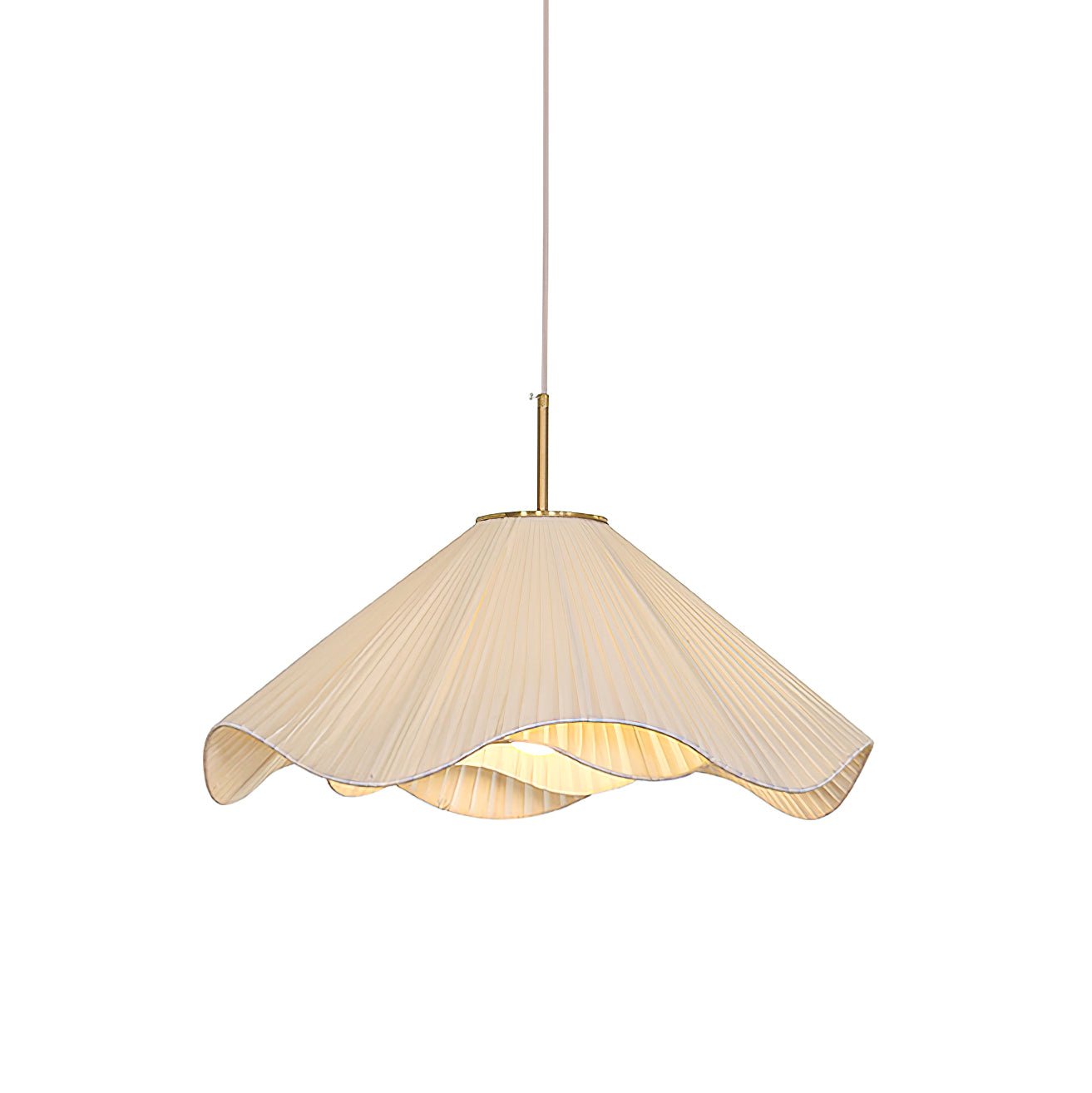 Elara Pendant Light - Modern Hanging Ceiling Lamp for Kitchen Island, Dining Room & Bedroom - Elegant Glass Shade with Gold Finish - Perfect for Home Decor & Interior Lighting
