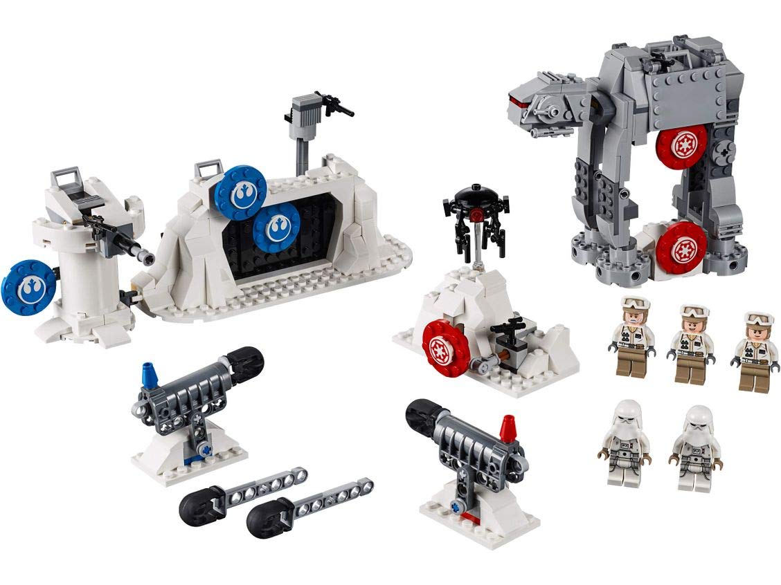 LEGO Star Wars Action Battle Hoth AT-AT Walker Building Set (75241) - Buildable Star Wars Spaceship Toy with Mini Figures, Perfect for Kids & Collectors - Great for Playtime, Display & Star Wars Themed Parties