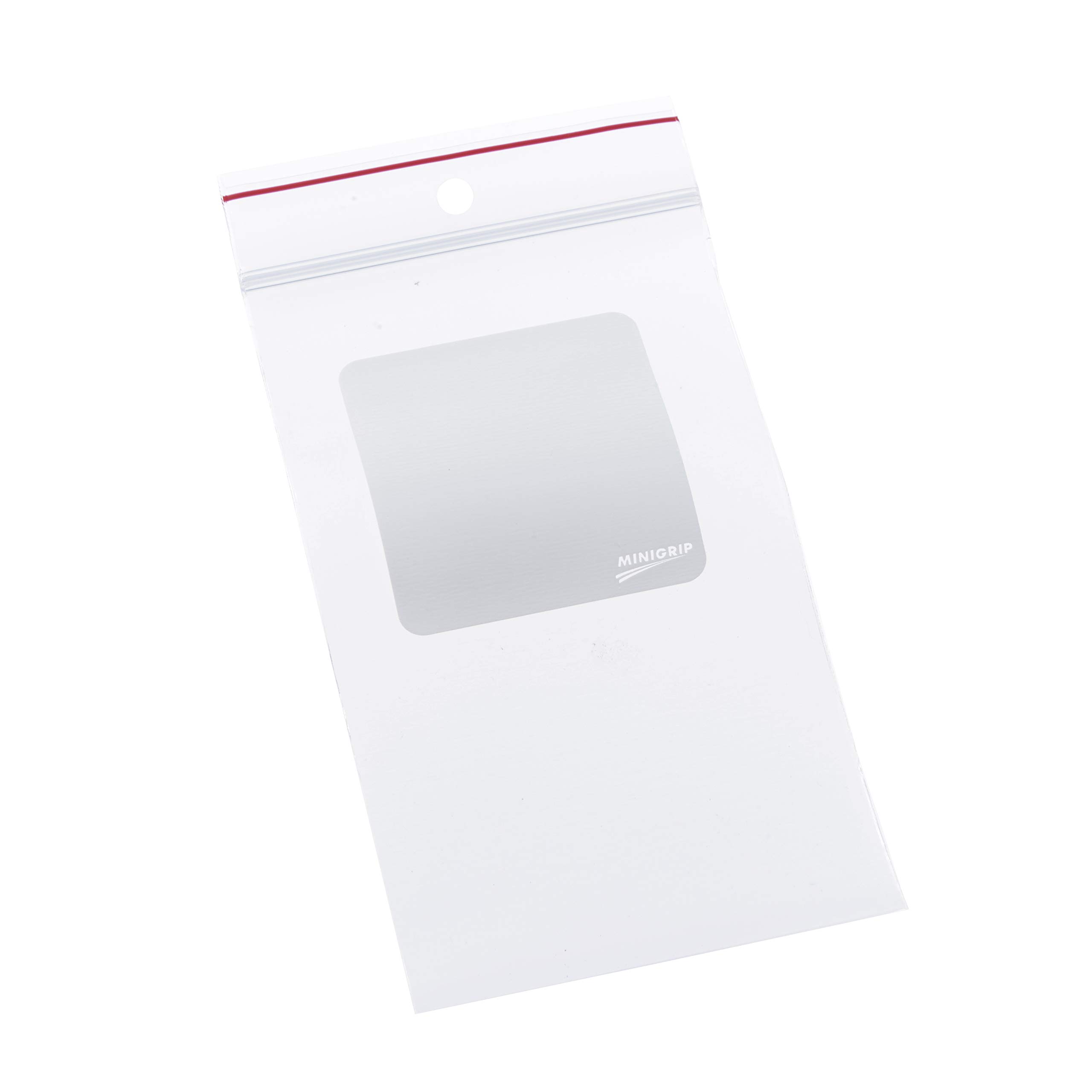 Clear Reclosable Polyethylene Bags (LDPE/LLDPE Blend) with Hang Hole - 5