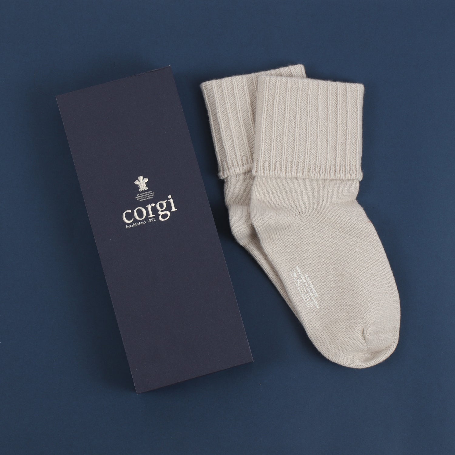 Luxury Women's Pure Cashmere Bed Socks - Ultra Soft Winter Warm Sleeping Socks for Cold Nights - Cozy Home & Travel Accessory