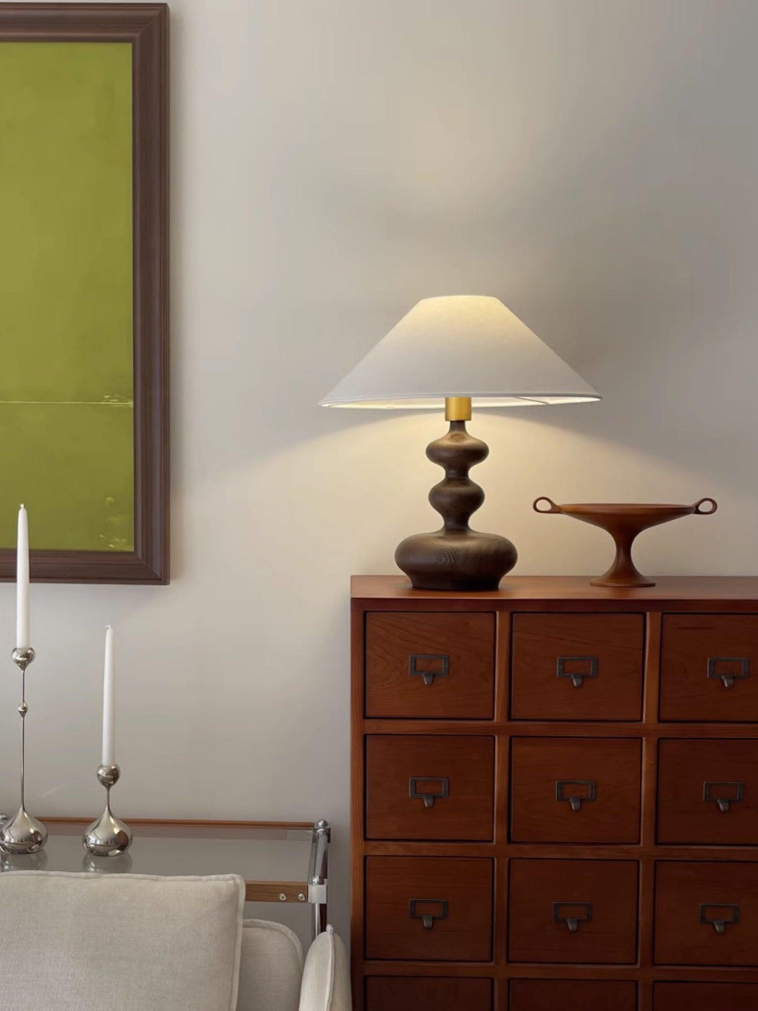 Creative Gourd Table Lamp - Handmade Natural Decorative Lighting for Living Room, Bedroom & Office - Perfect for Cozy Home Decor & Ambient Lighting