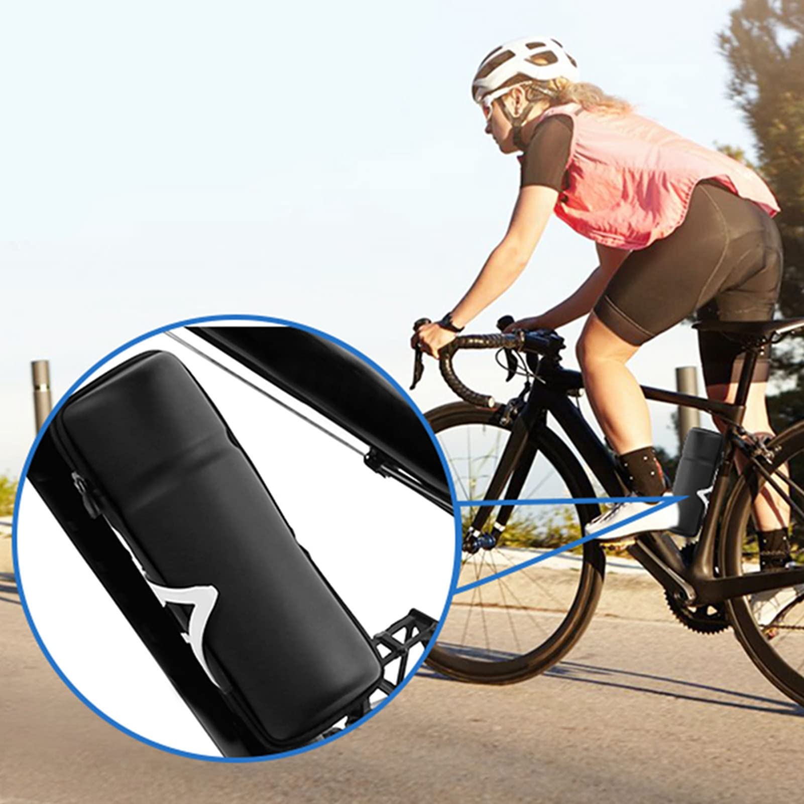 Durable Bike Tool Storage Bag - Waterproof Bike Repair Tool Pouch with Sealed Zipper | Compact Bicycle Tire Repair Kit Organizer for MTB, Road & Mountain Bikes | Perfect for Cycling Maintenance & On-the-Go Repairs